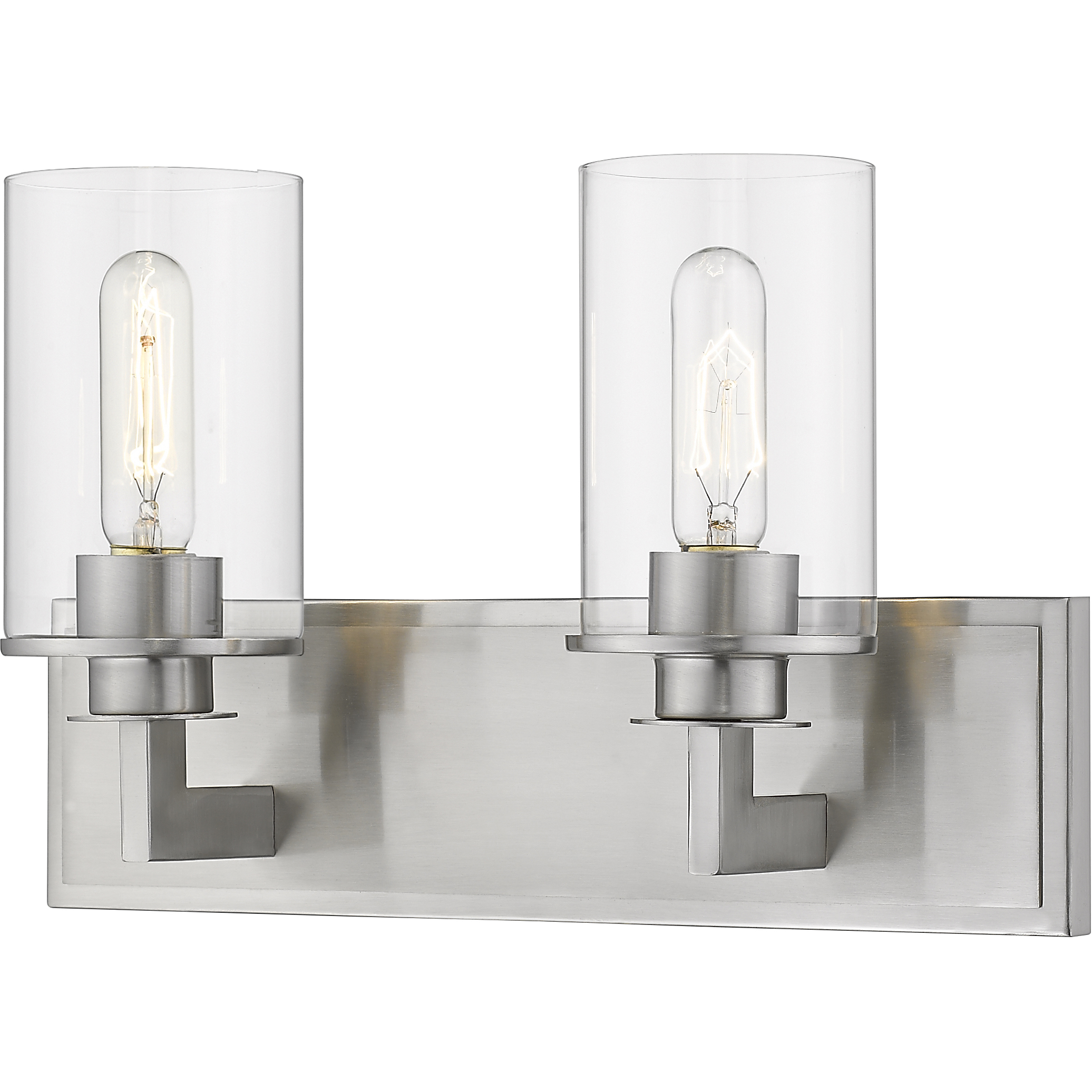 Savannah 2 Light 16.25 inch Brushed Nickel Vanity Wall Light