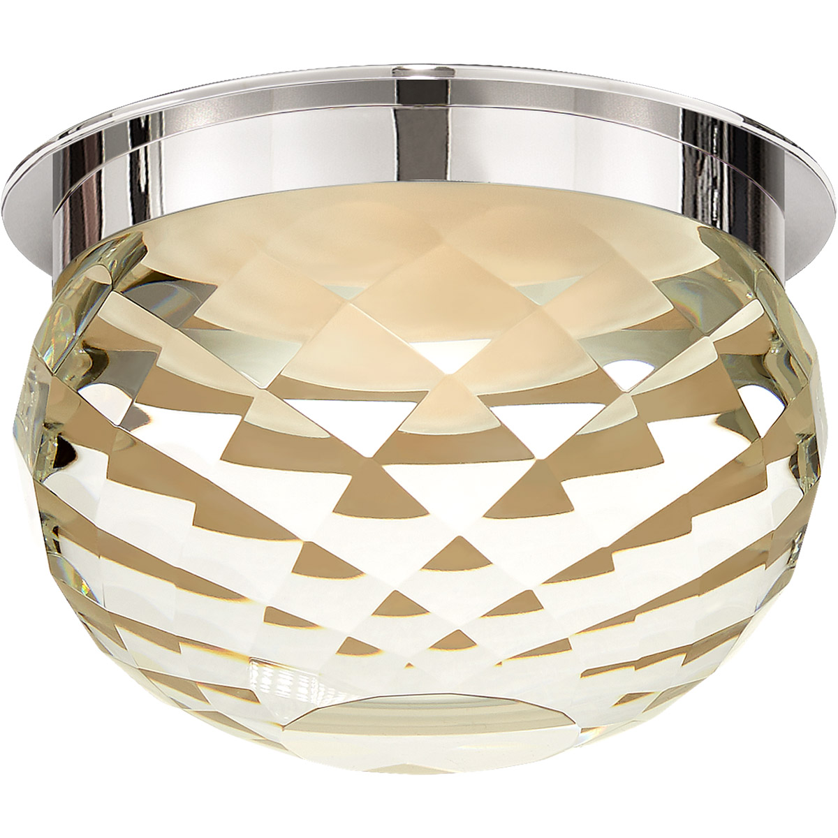 Hillam LED 5.5 inch Polished Nickel Flush Mount Ceiling Light