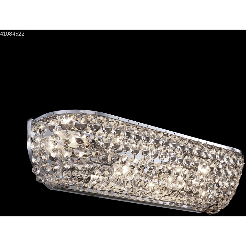 Zoe 4 Light 22 inch Silver Vanity Light Wall Light