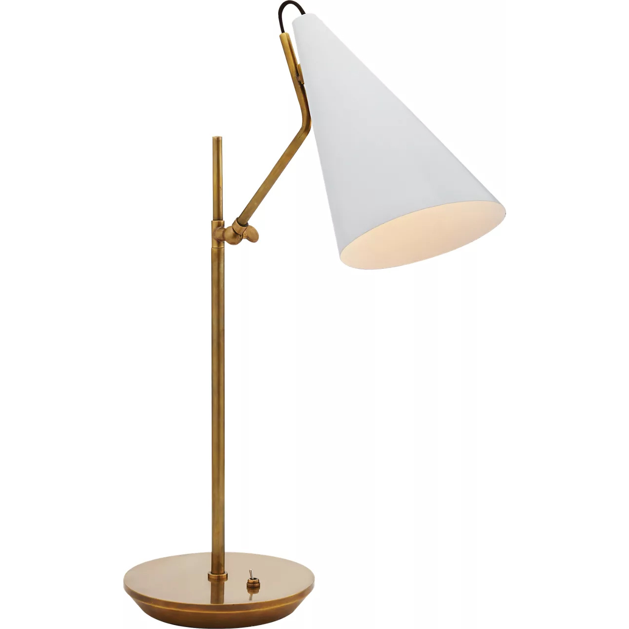 AERIN Clemente 20.75 inch 60 watt Plaster White Table Lamp Portable Light