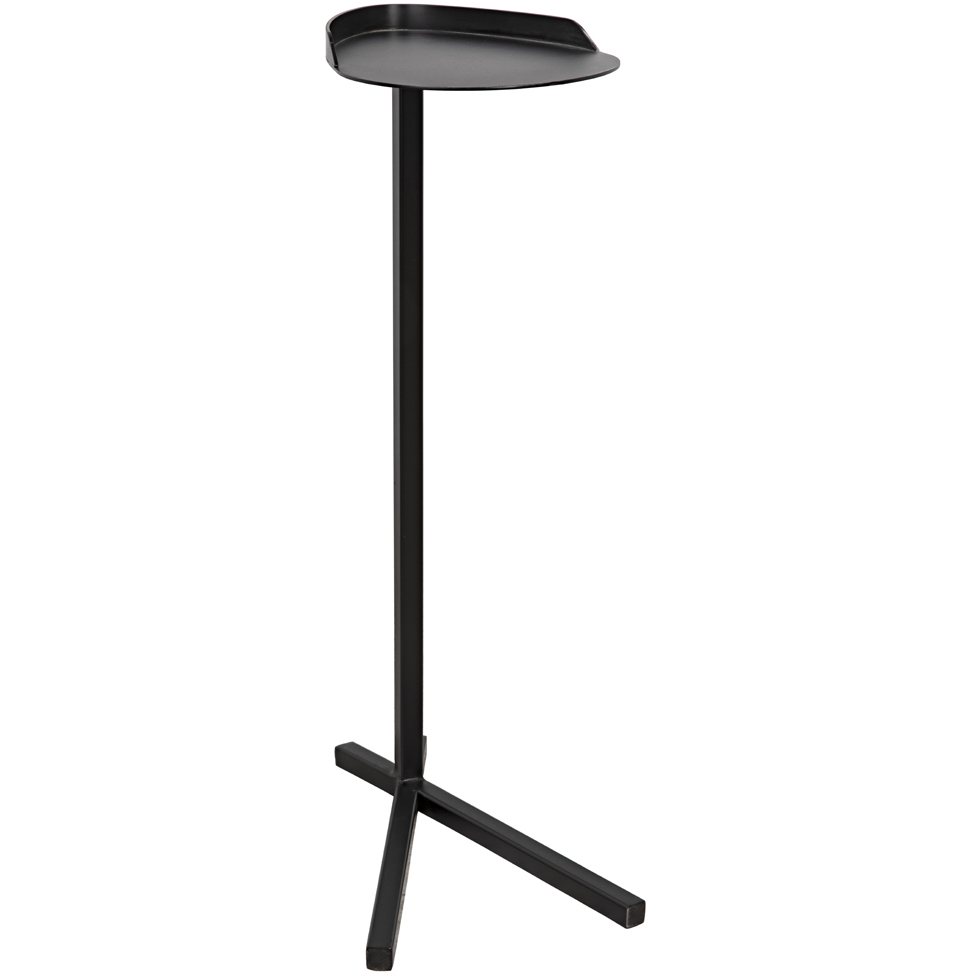 Golem 26 X 14 inch Matte Black Side Table