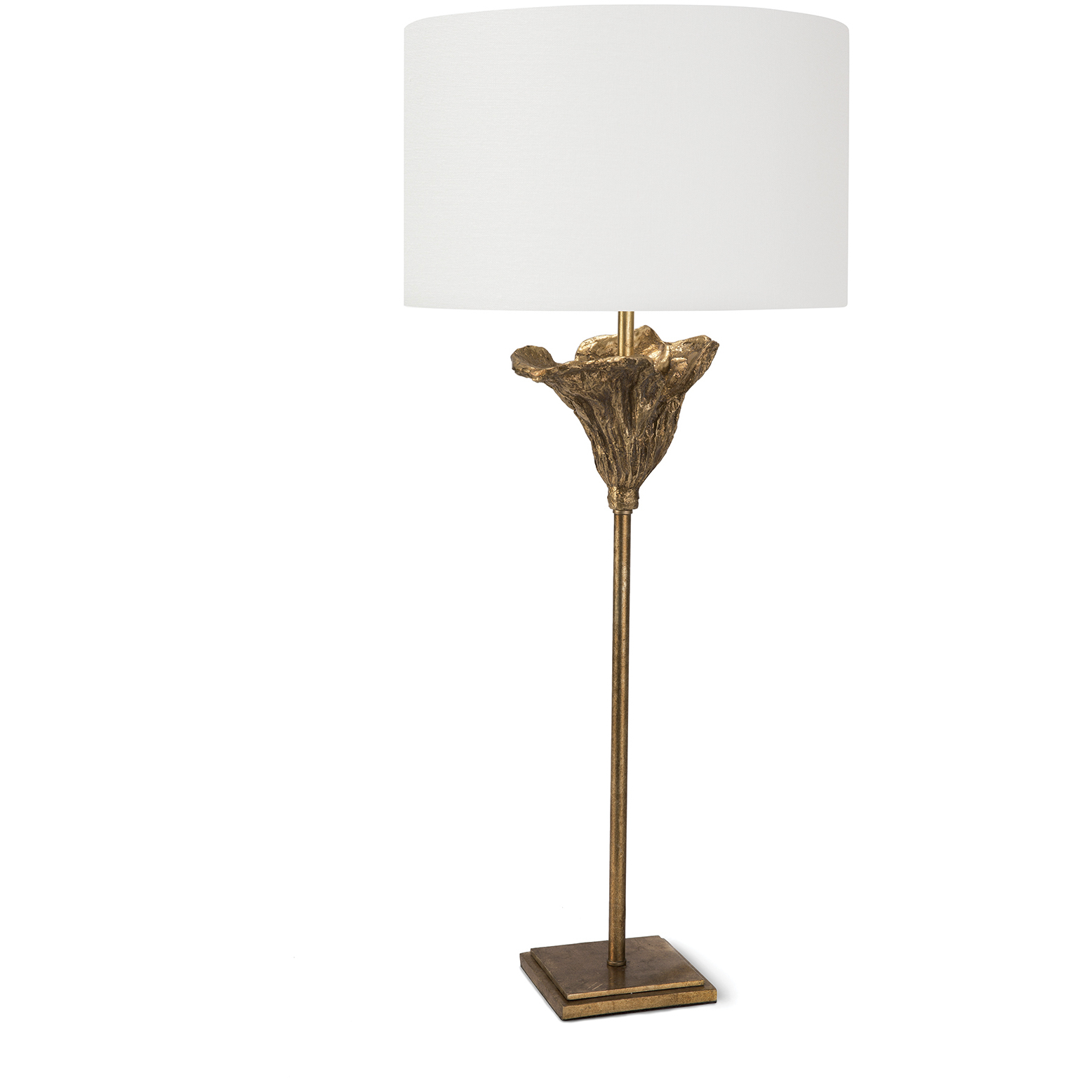 Monet 30 inch 100.00 watt Antique Gold Table Lamp Portable Light