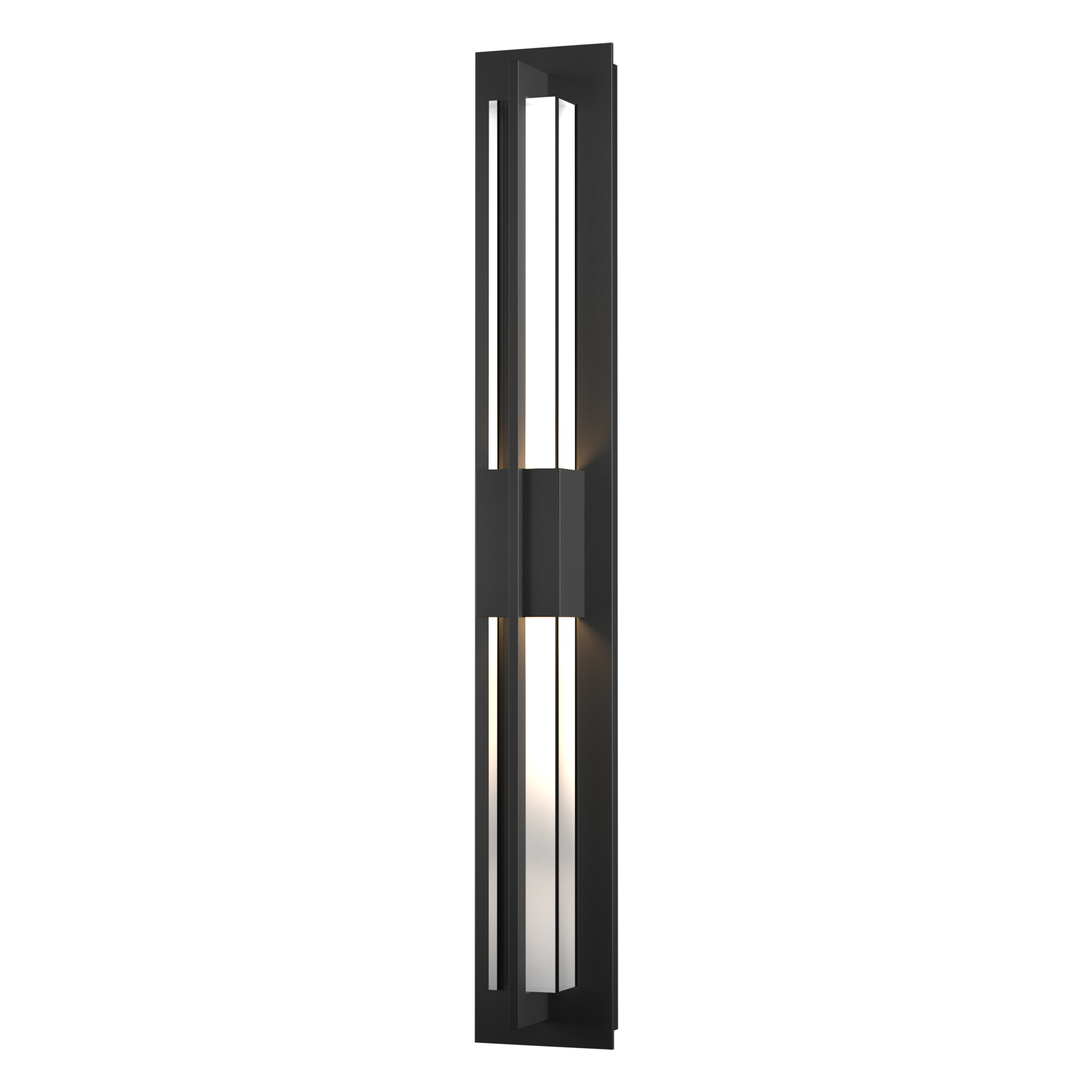 Double Axis LED 37.8 inch Coastal Black Outdoor Sconce, Large