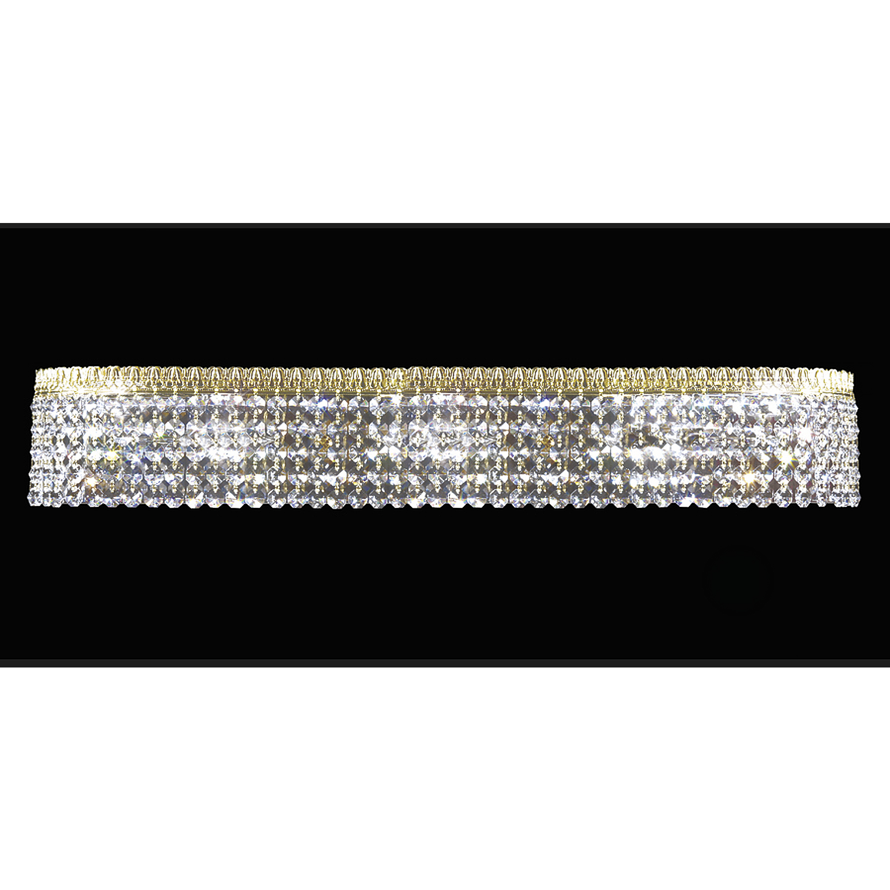 Imperial 8 Light 32 inch Gold Vanity Wall Light, Impact