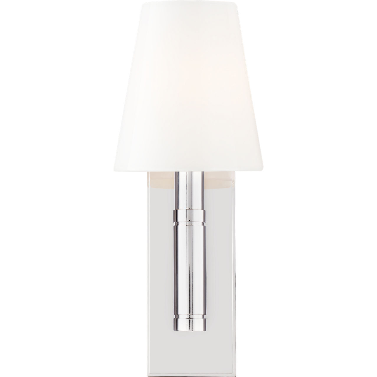 TOB by Thomas O'Brien Beckham Classic 1 Light 5.38 inch Polished Nickel Wall Sconce Wall Light