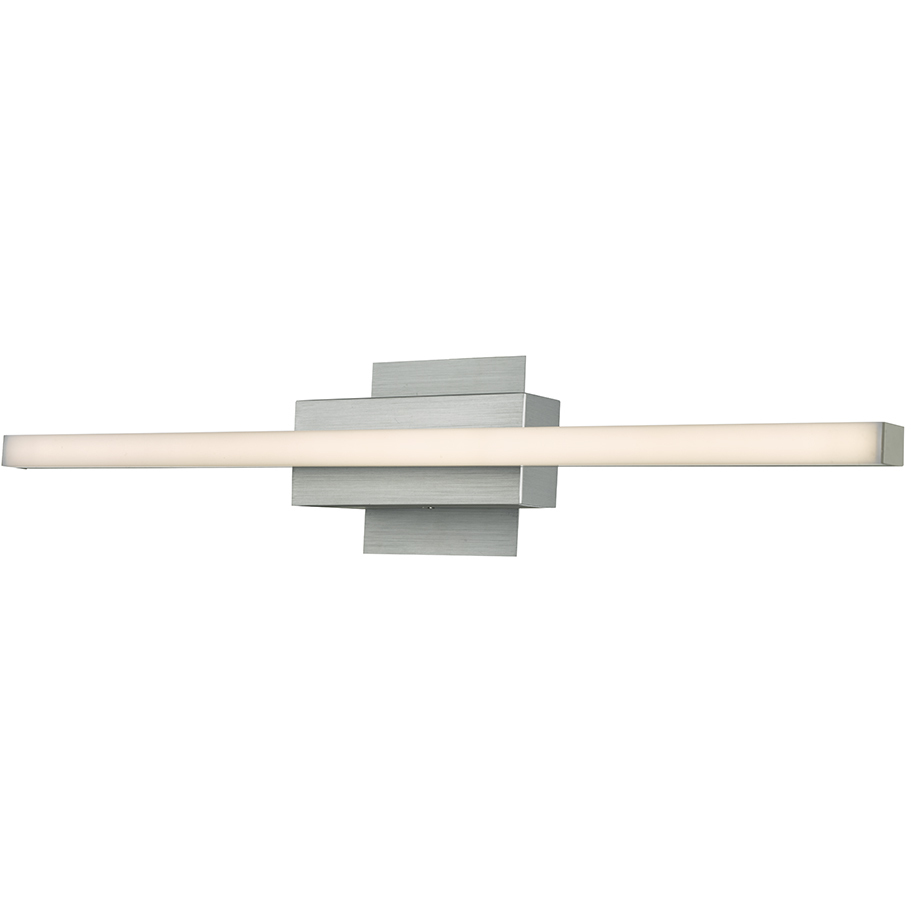 Foil LED 23.8 inch Brushed Aluminum Bath Vanity Light Wall Light