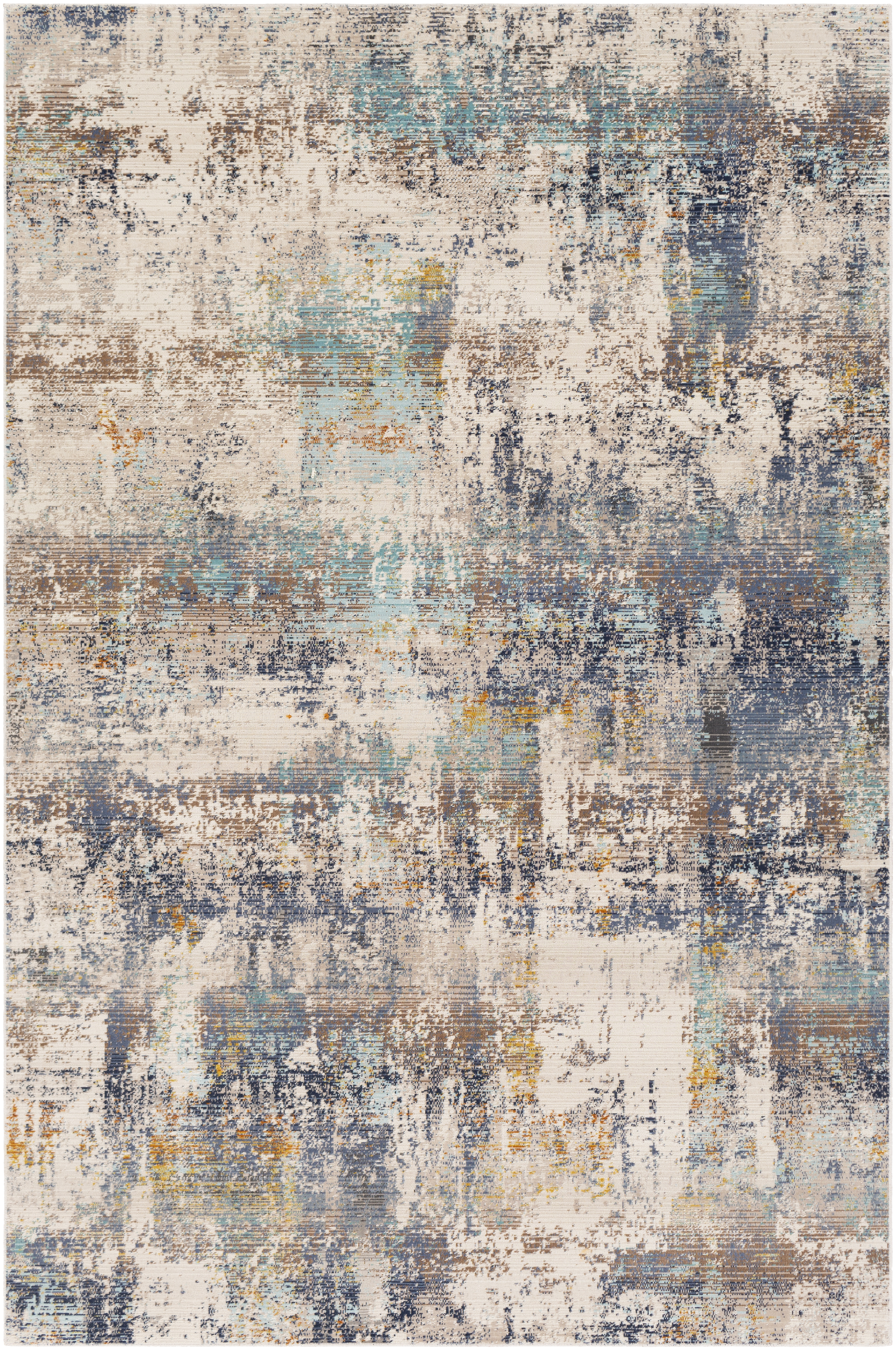 Dublin 87 X 63 inch White Rug in 5 x 8, Rectangle