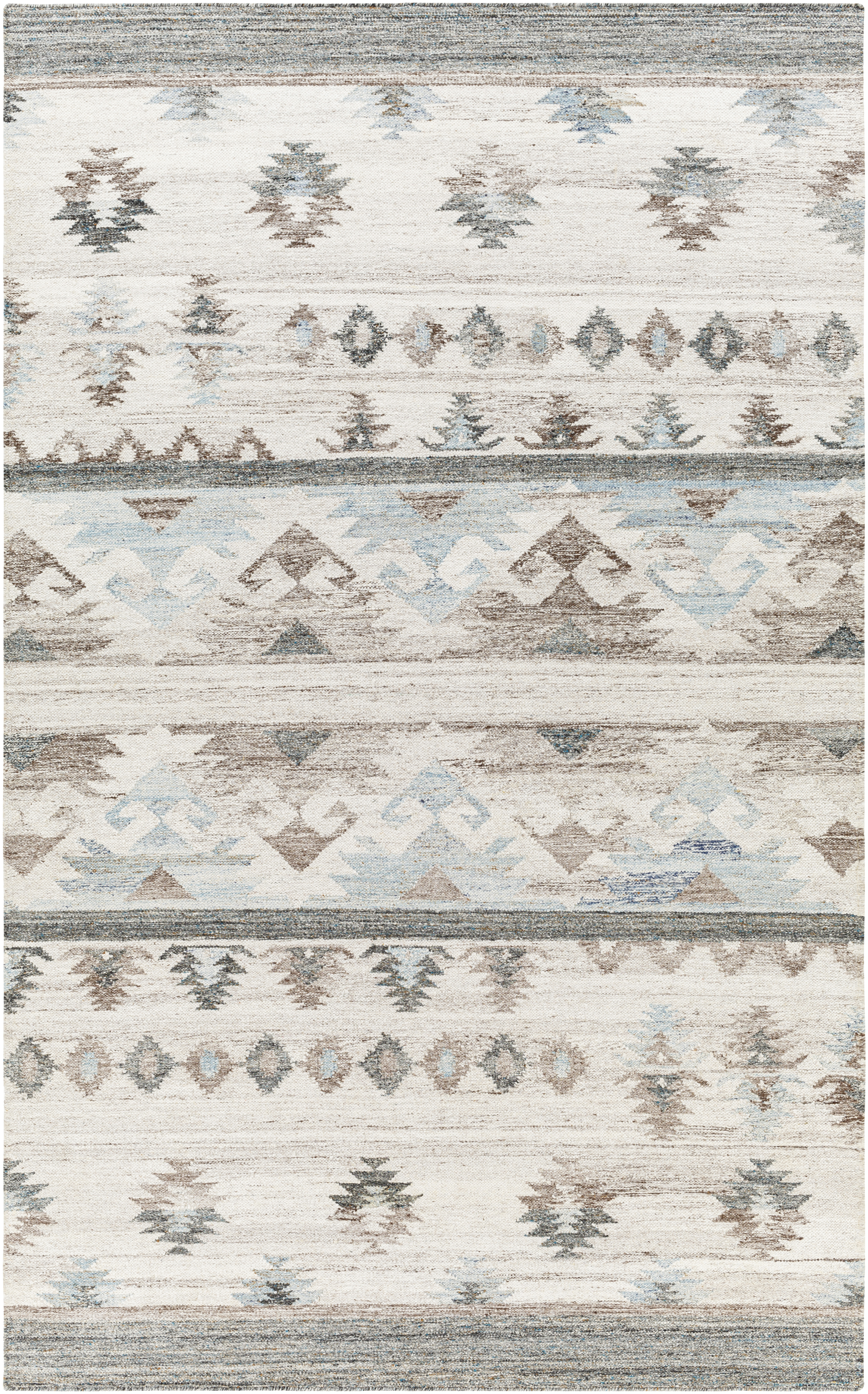 Alyssa 36 X 24 inch Light Grey Rug, Rectangle