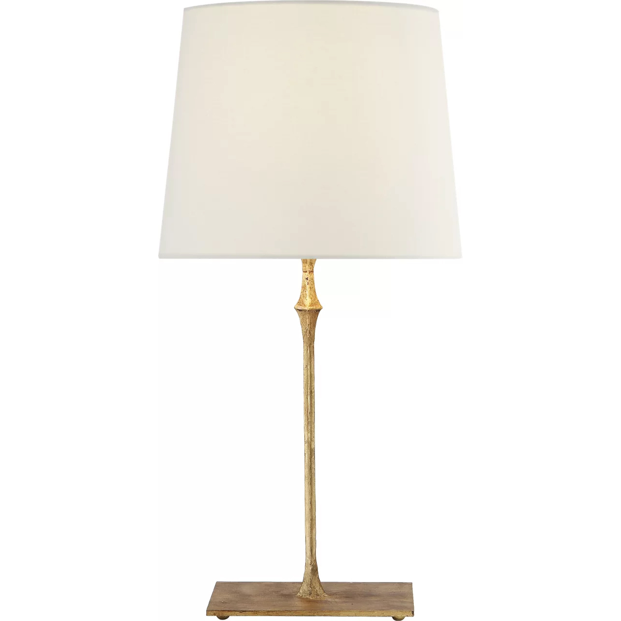 Studio VC Dauphine 23.5 inch 100 watt Gilded Iron Bedside Lamp Portable Light in Linen