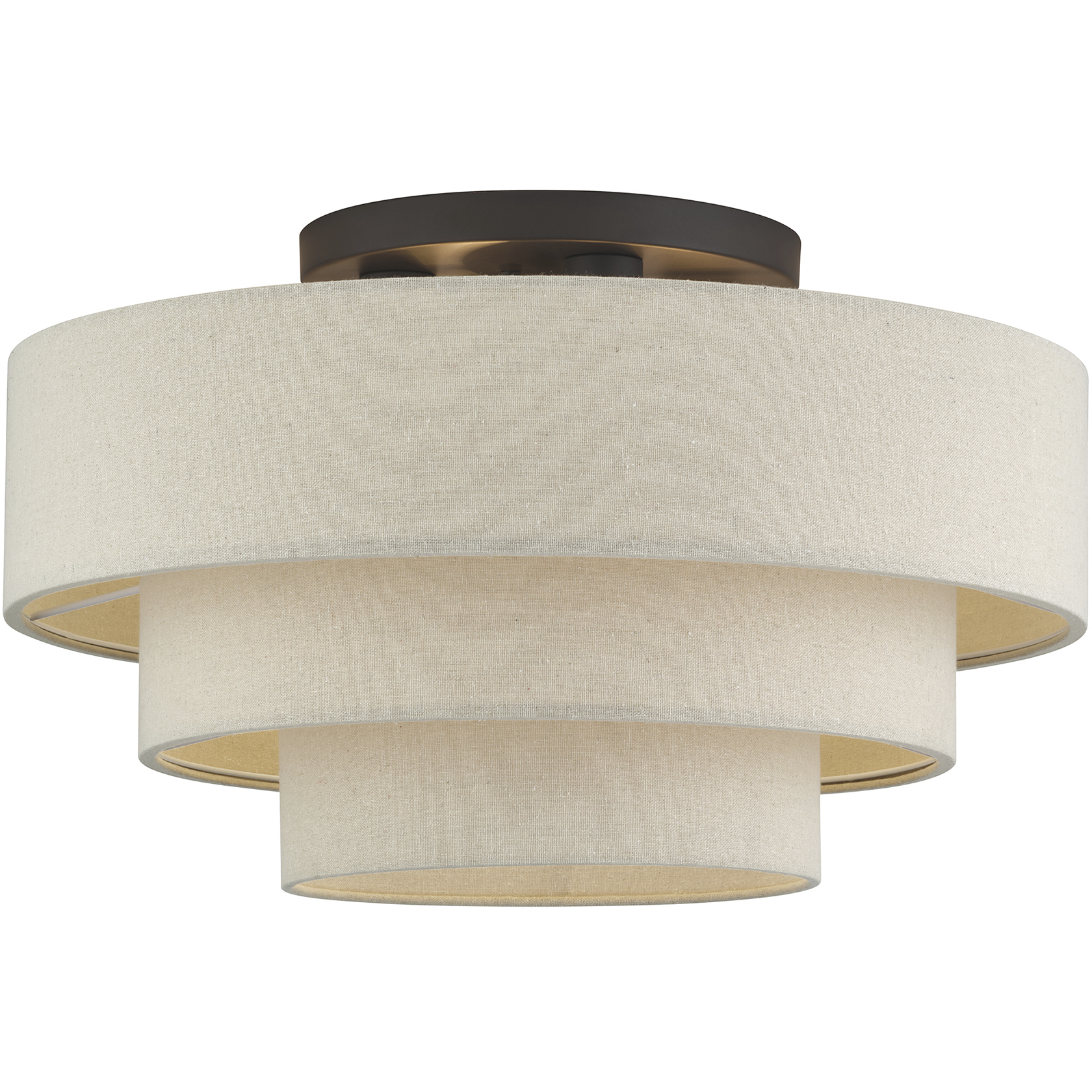 Bellingham 4 Light 21 inch Bronze Extra Large Semi-Flush Ceiling Light, Extra Large
