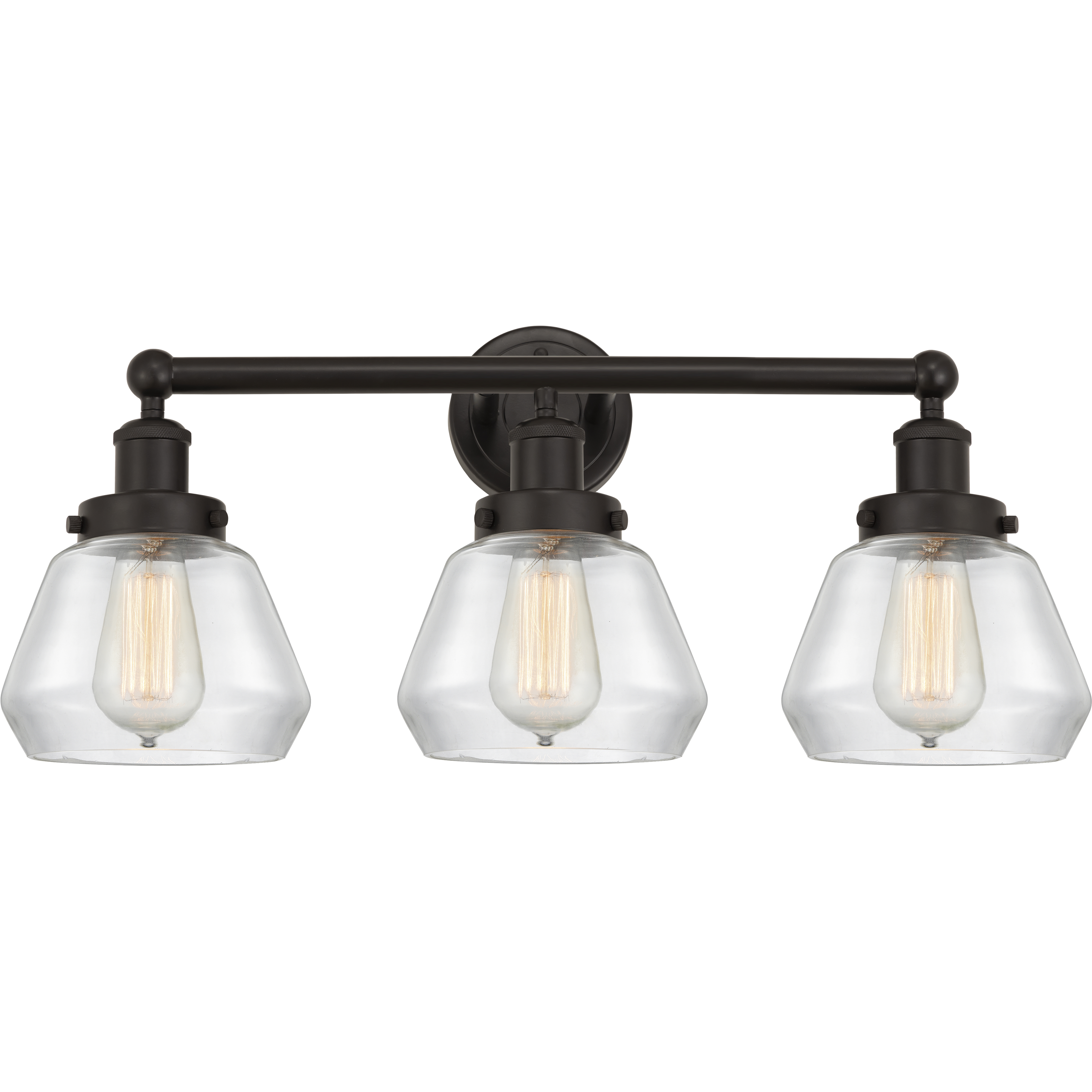 Fulton 3 Light 24.5 inch Oil Rubbed Bronze Bath Vanity Light Wall Light