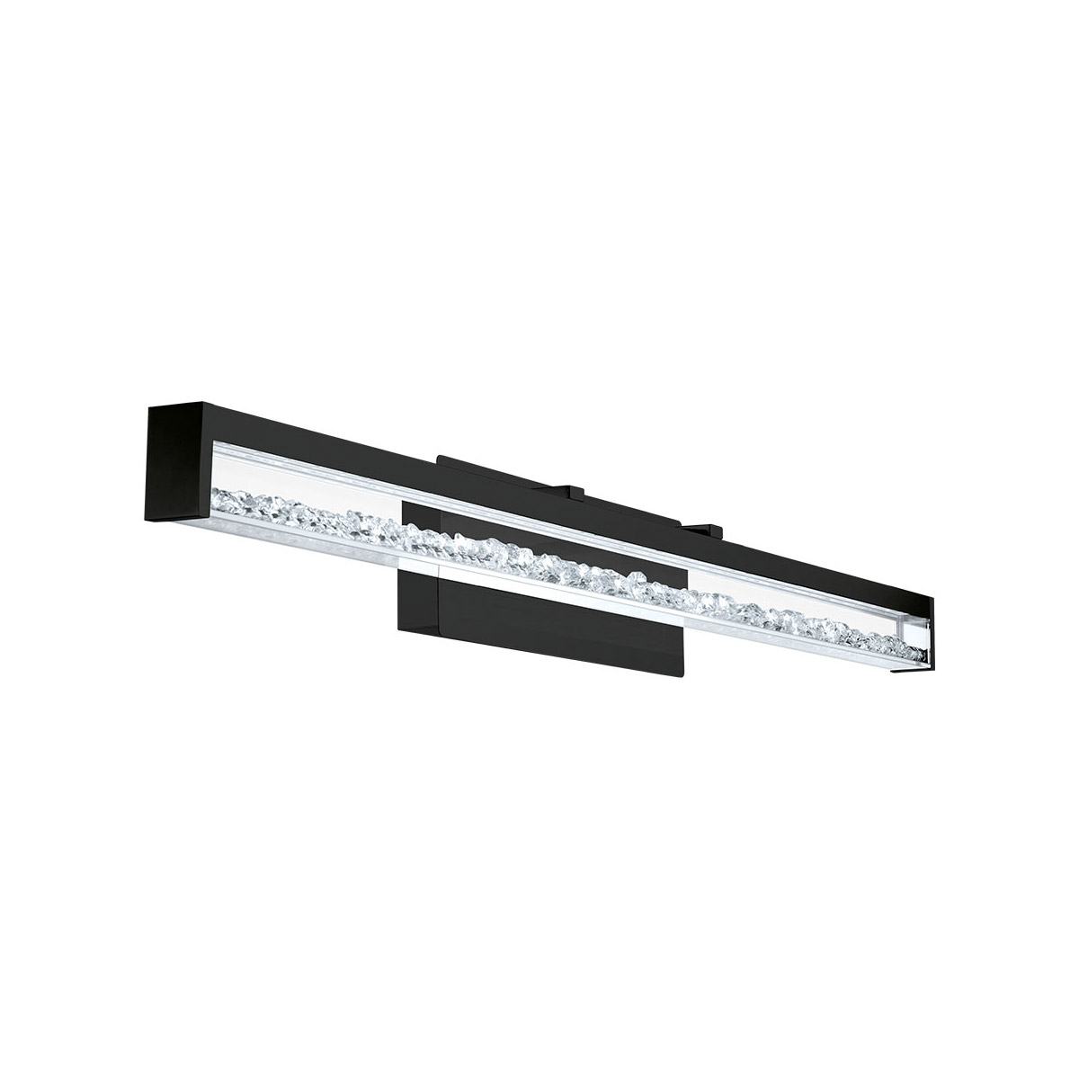 Cardito LED 39.37 inch Matte Black Bath Vanity Wall Light