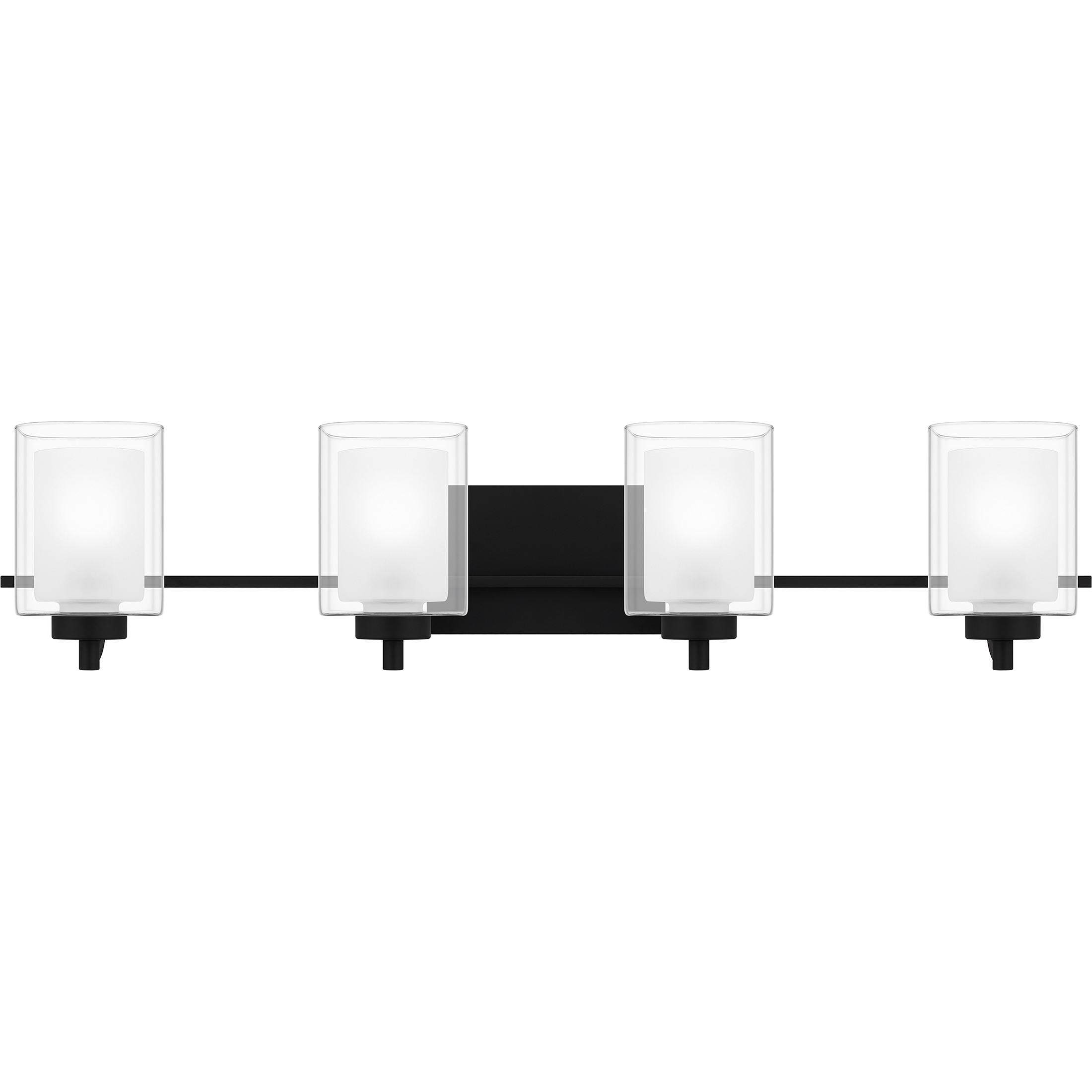 Quoizel Kolt 4 Light 36 inch Matte Black Bath Light Wall Light KLT8904MBK - Open Box