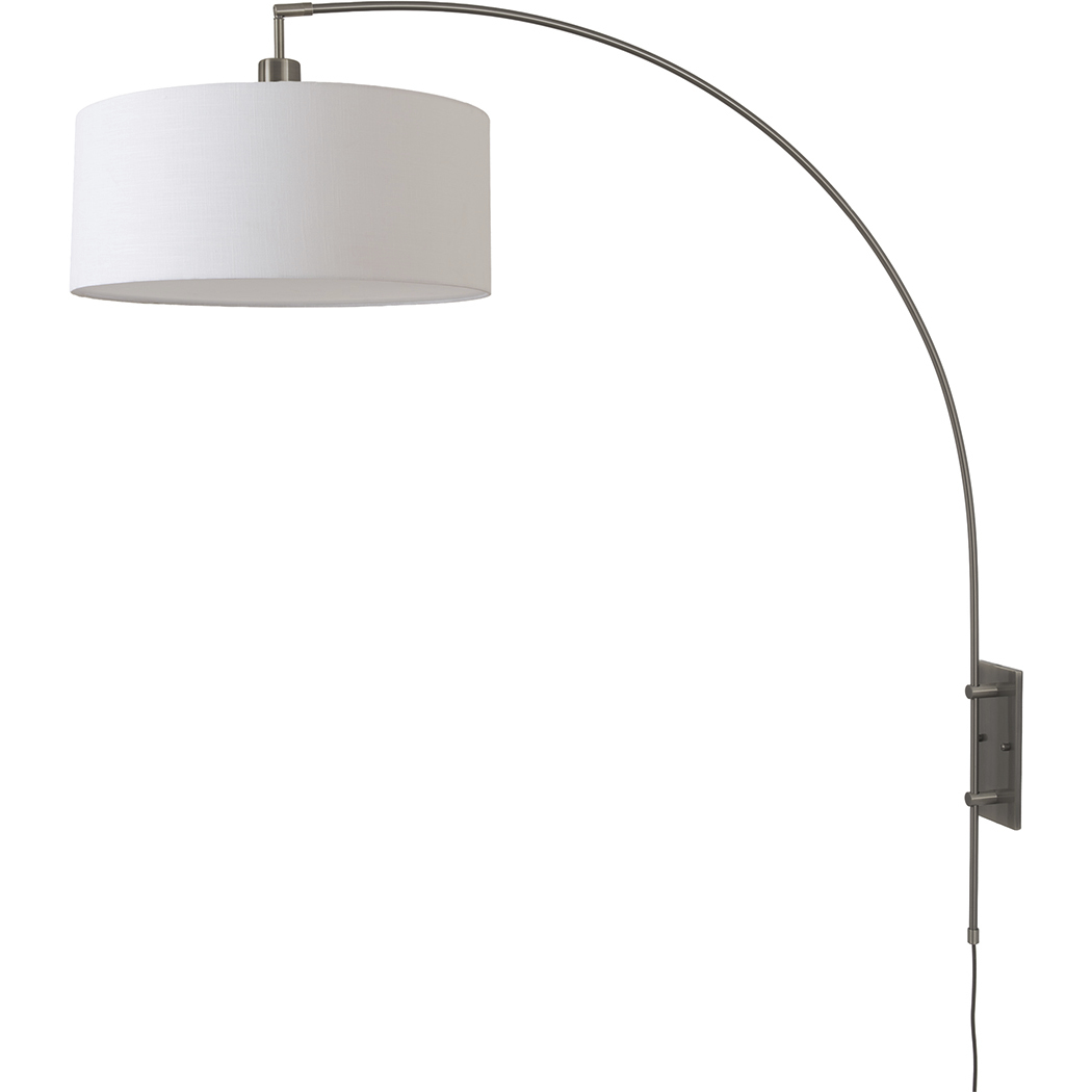 Span 1 Light 5 inch Black Nickel Wall Mounted Arc Lamp Wall Light