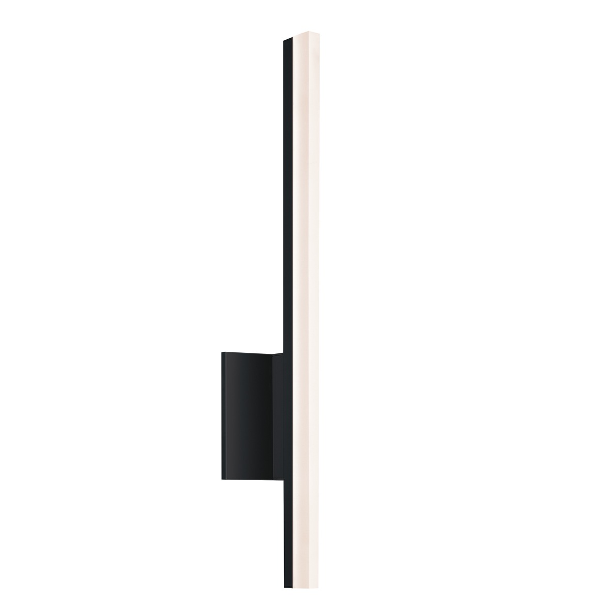 Stiletto LED 5 inch Satin Black Bath Light Wall Light