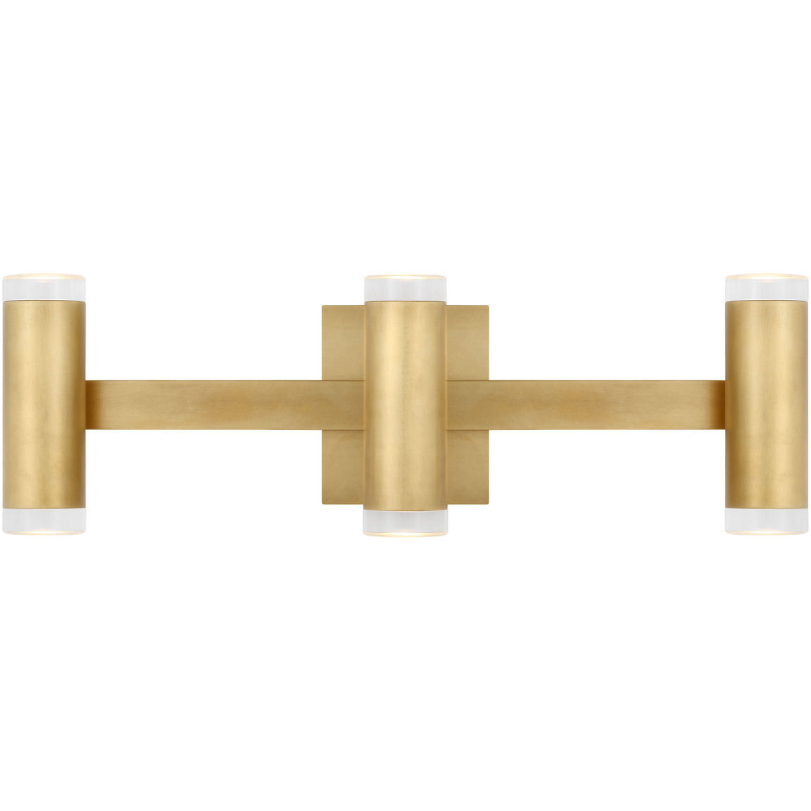 Sean Lavin Dobson II LED Natural Brass Bath Light Wall Light, Integrated LED