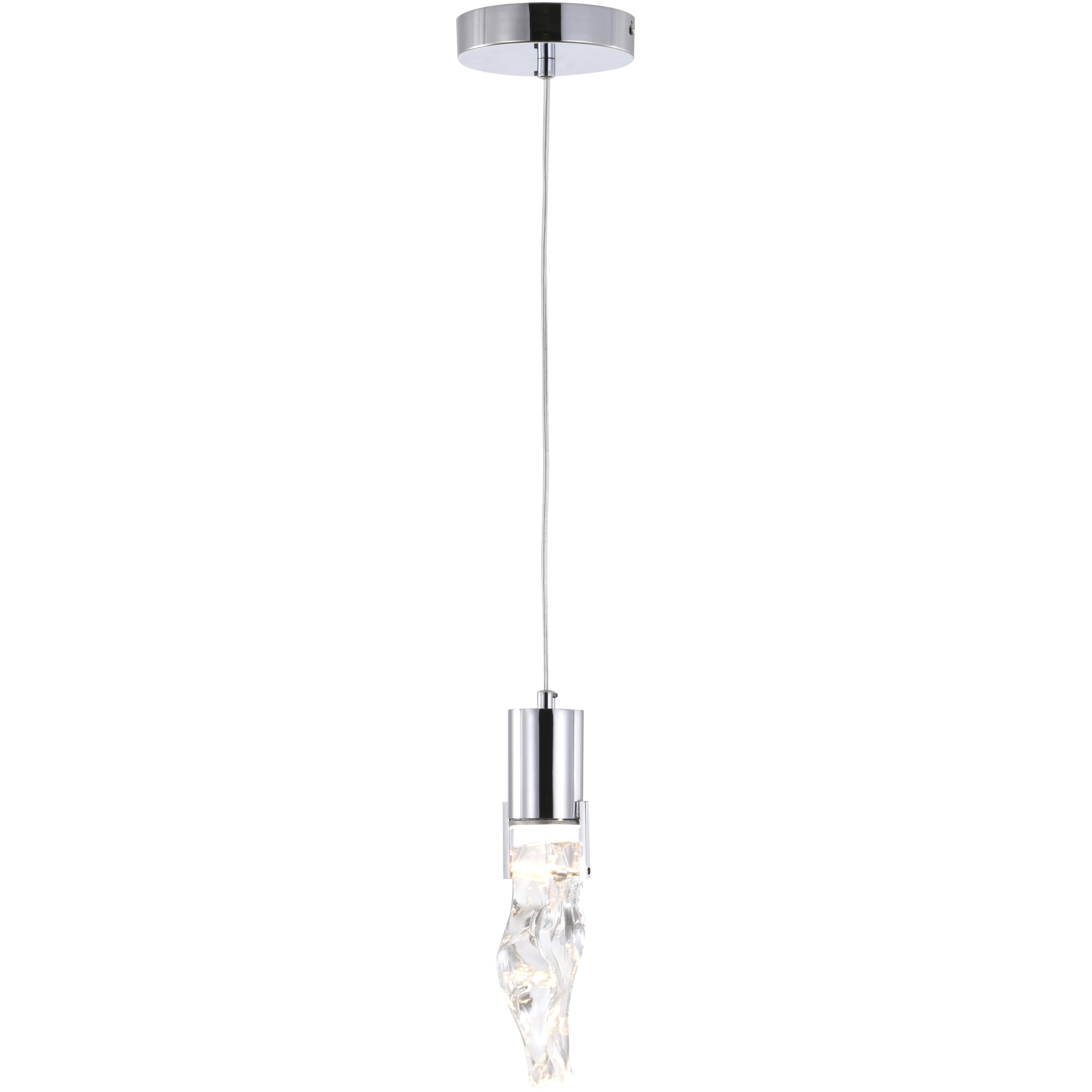 Canada LED 2 inch Chrome Pendant Ceiling Light