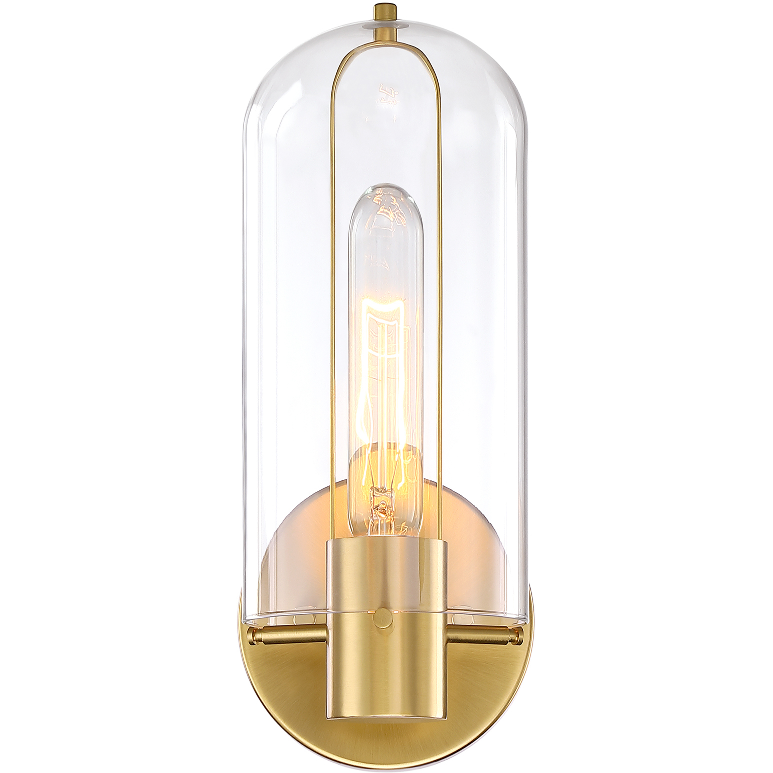 Skylar 1 Light 5.25 inch Brushed Gold Wall Sconce Wall Light