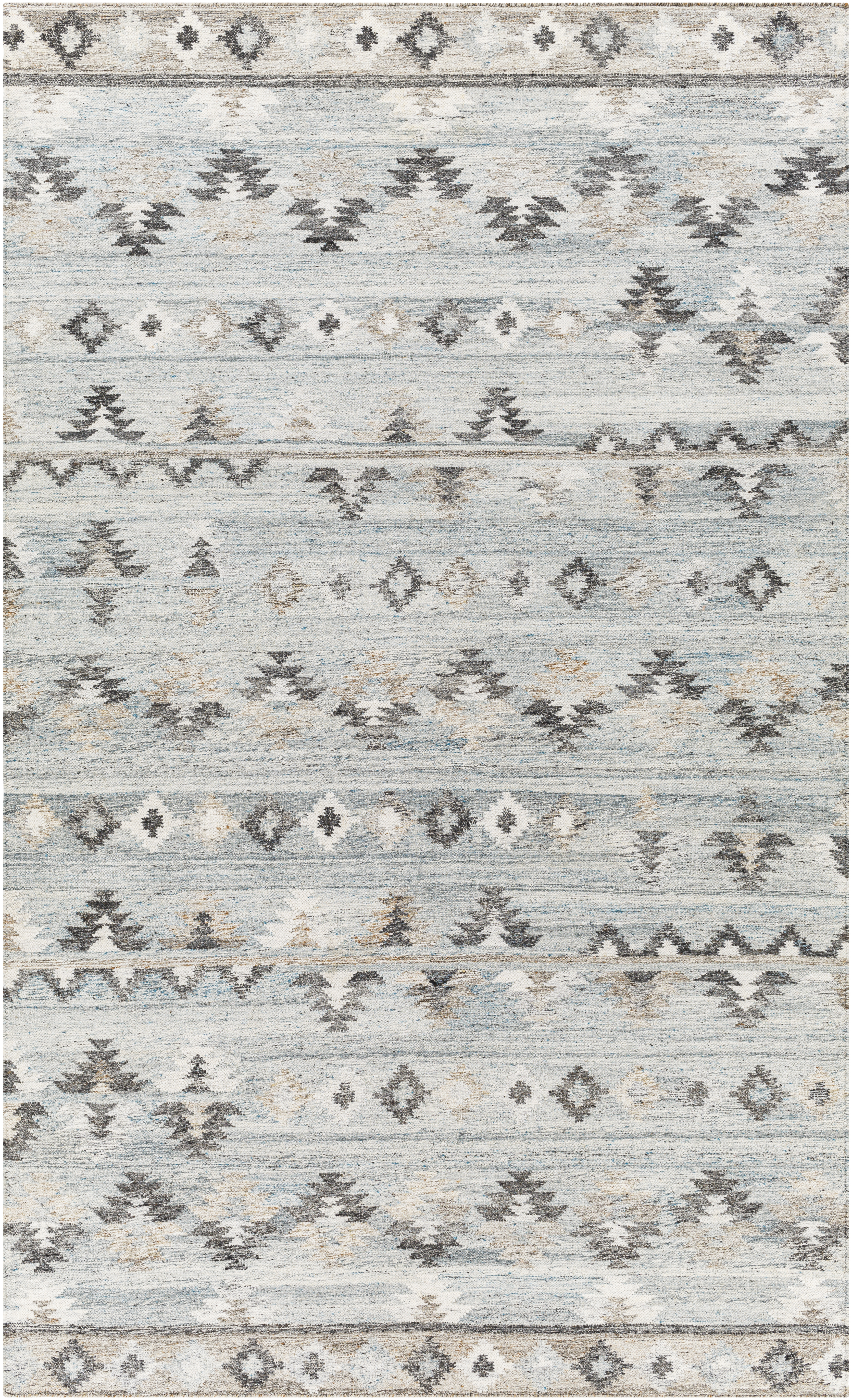 Alyssa 36 X 24 inch Light Grey Rug, Rectangle
