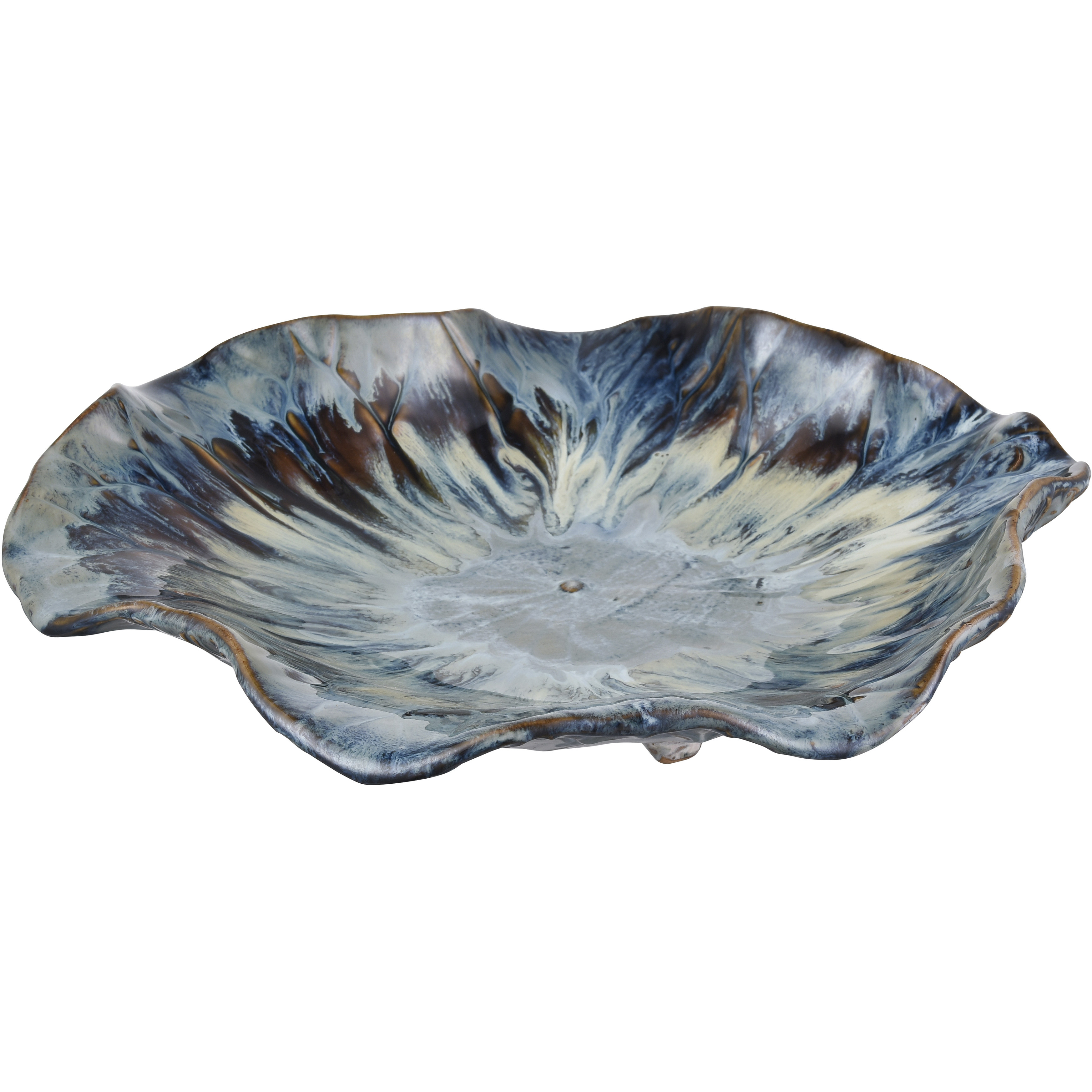 Mulry 15 X 15 inch Blue Reactive Charger