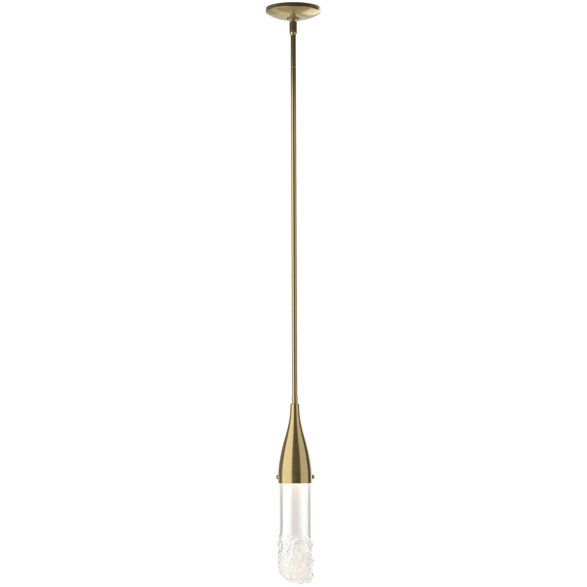 Fritz 1 Light 3.3 inch Modern Brass Mini Pendant Ceiling Light