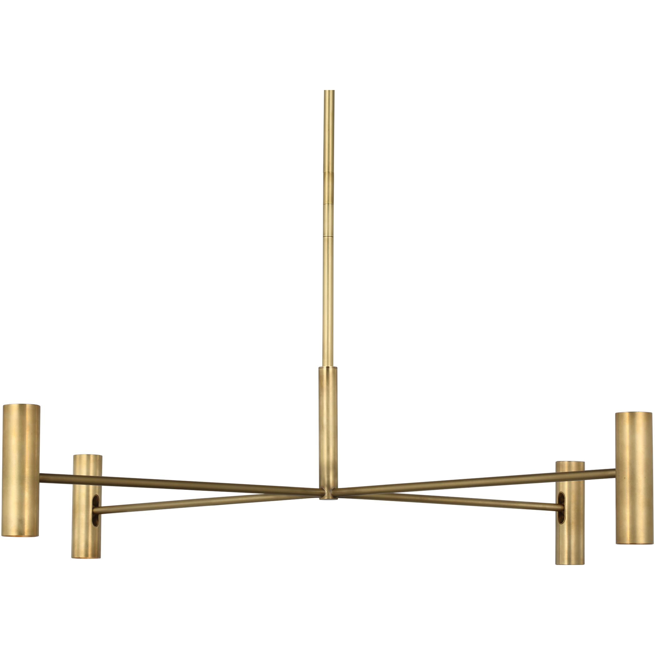 Sean Lavin Ponte 8 Light 36 inch Hand Rubbed Antique Brass Chandelier Ceiling Light