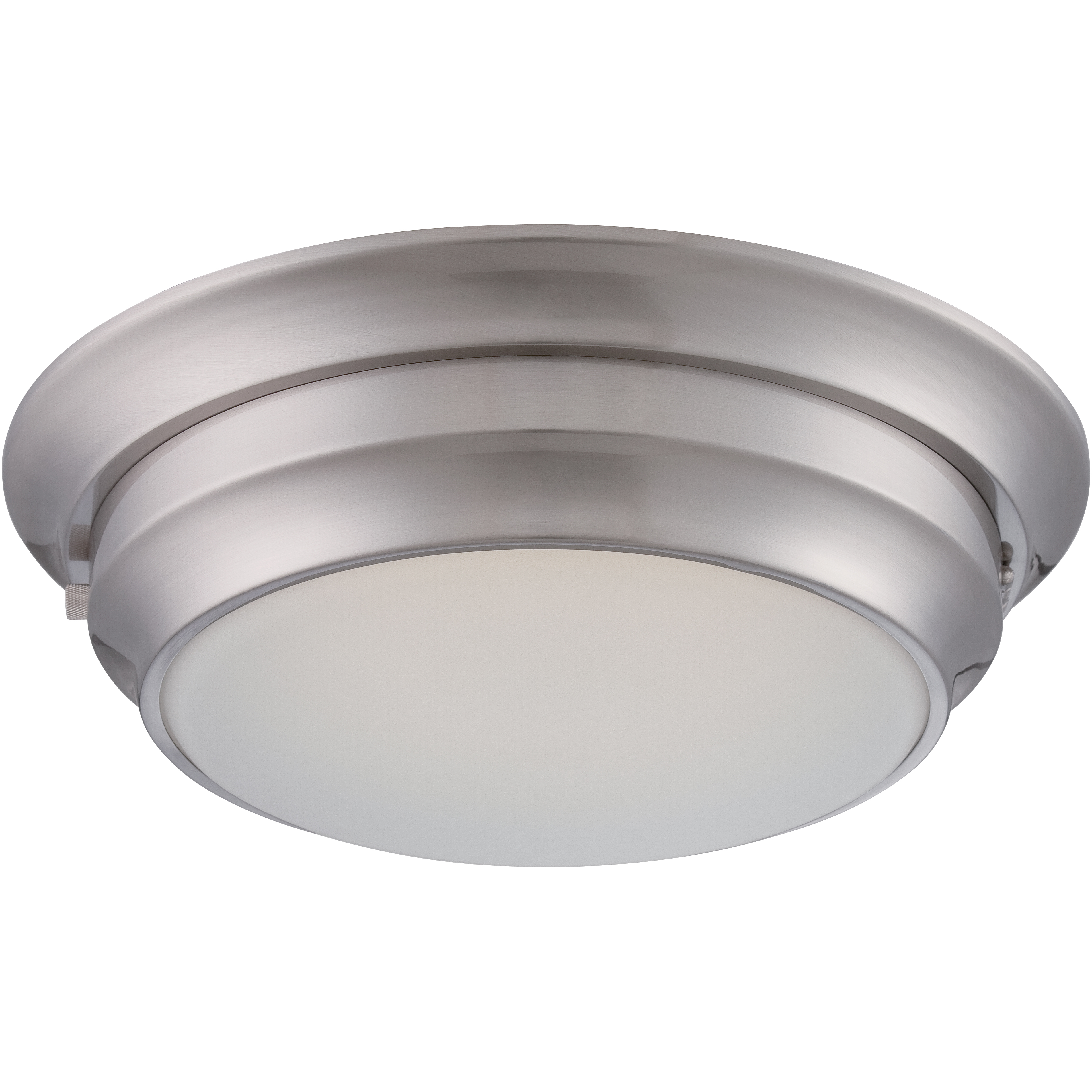 Dash LED 14 inch Polished Nickel Flush Mount Ceiling Light