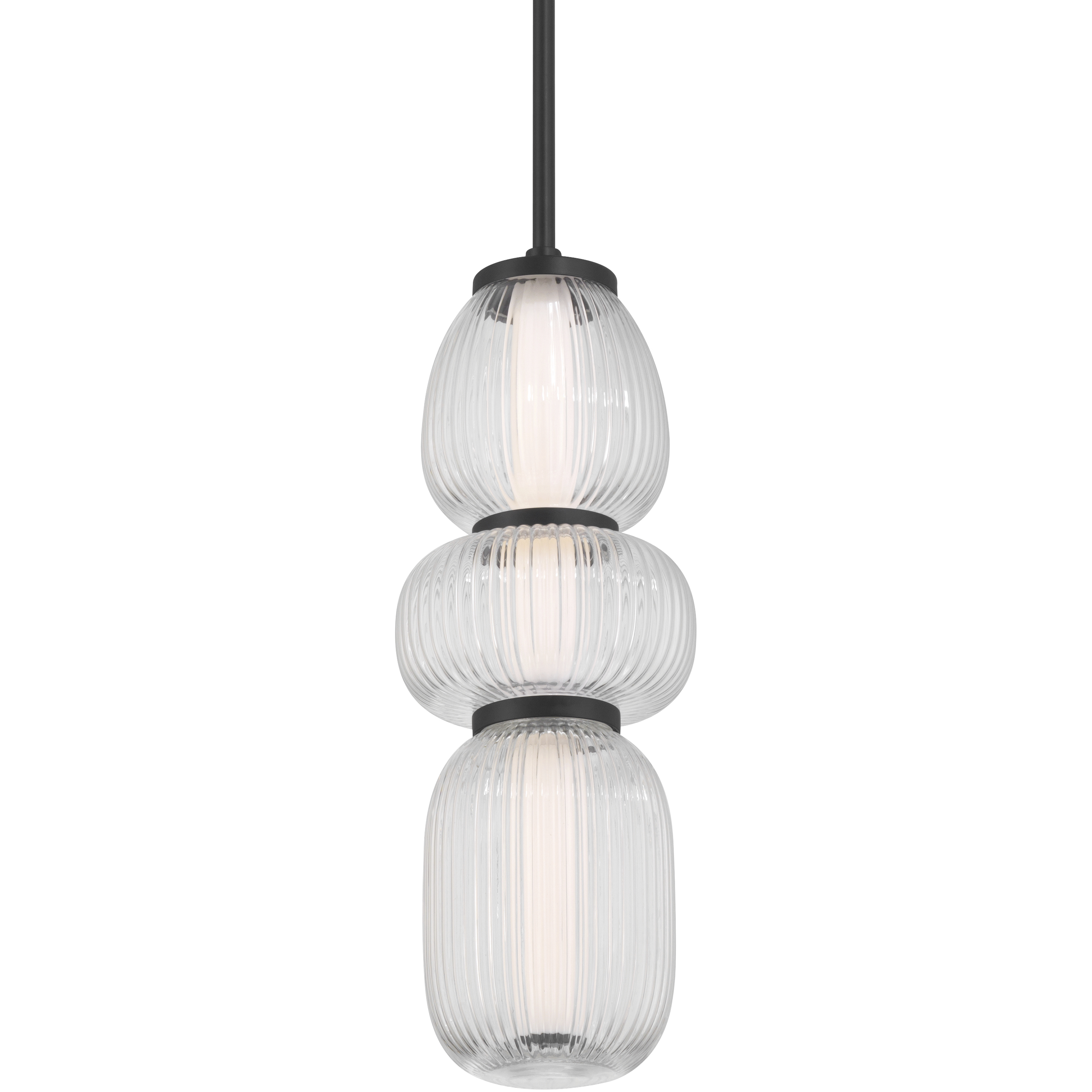 Cordel LED 6.5 inch Dark Matte Black Mini Pendant Ceiling Light
