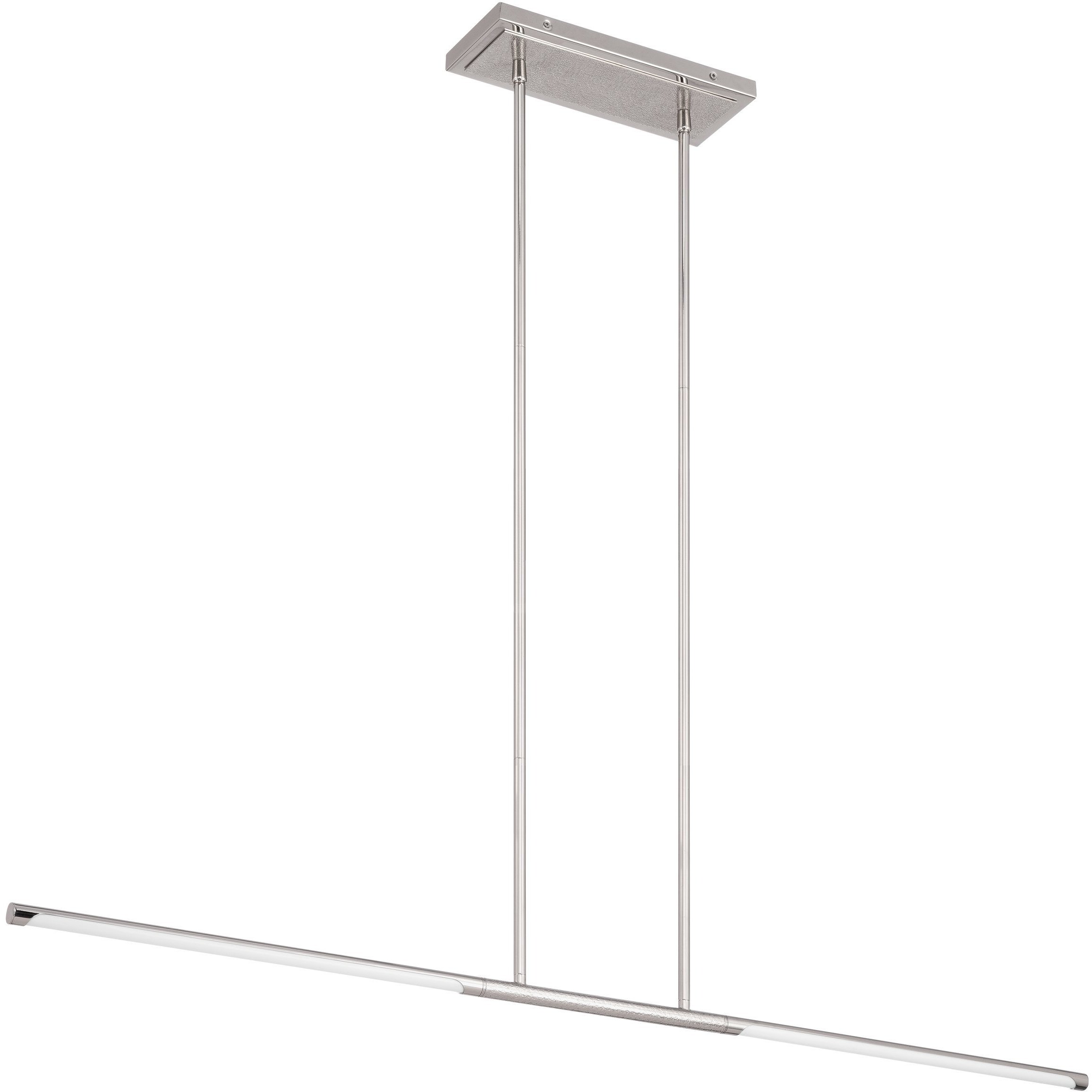 Overture LED 48 inch Polished Nickel Linear Chandelier Ceiling Light