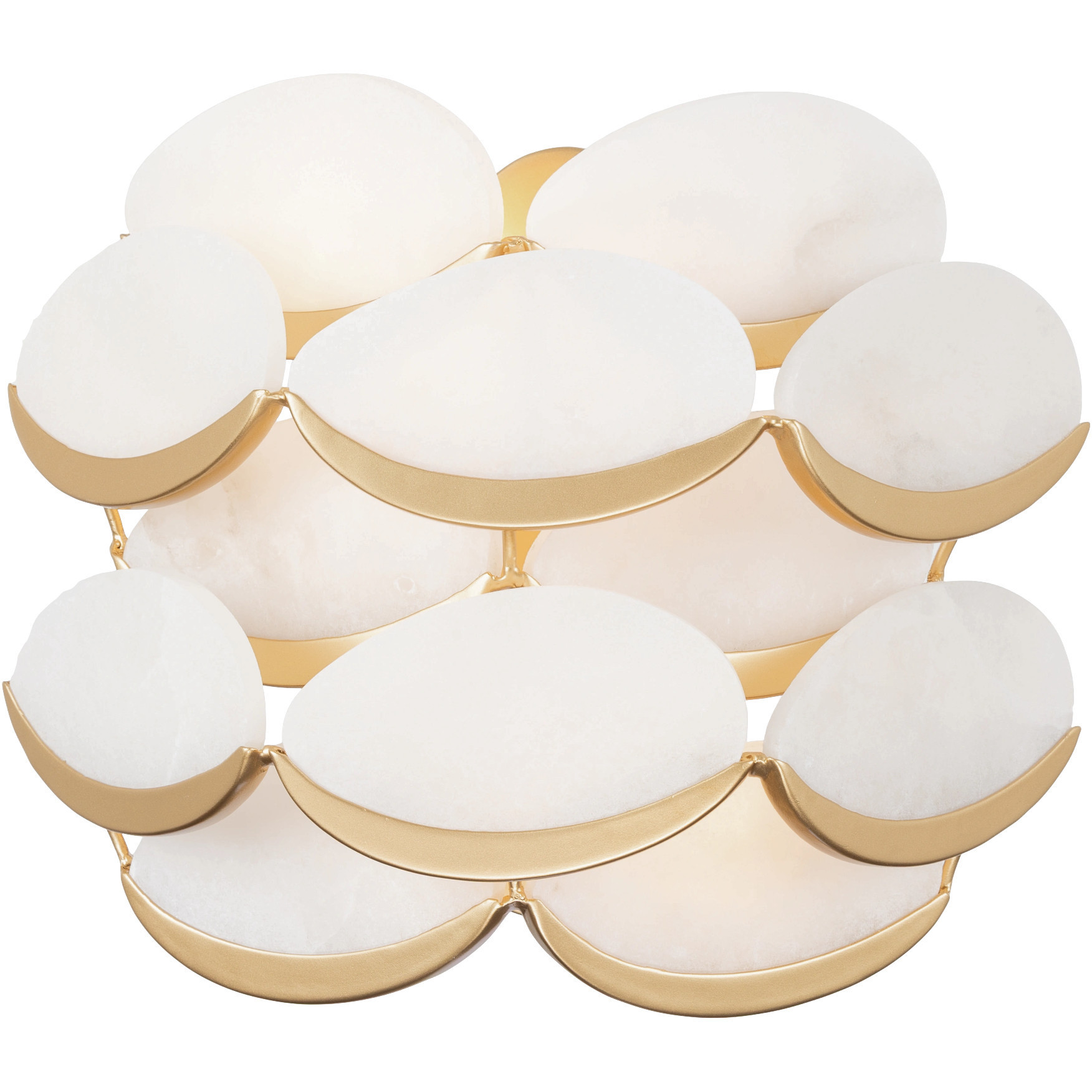 High Tide 2 Light 13.75 inch French Gold Wall Sconce Wall Light