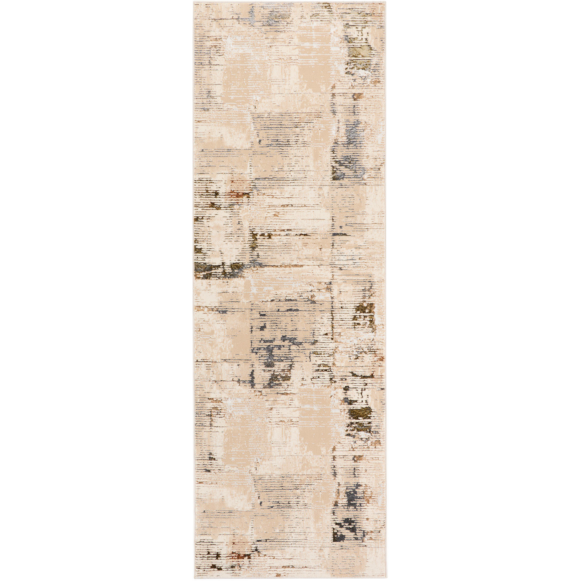 Salim Ivory and Brown Indoor Rug