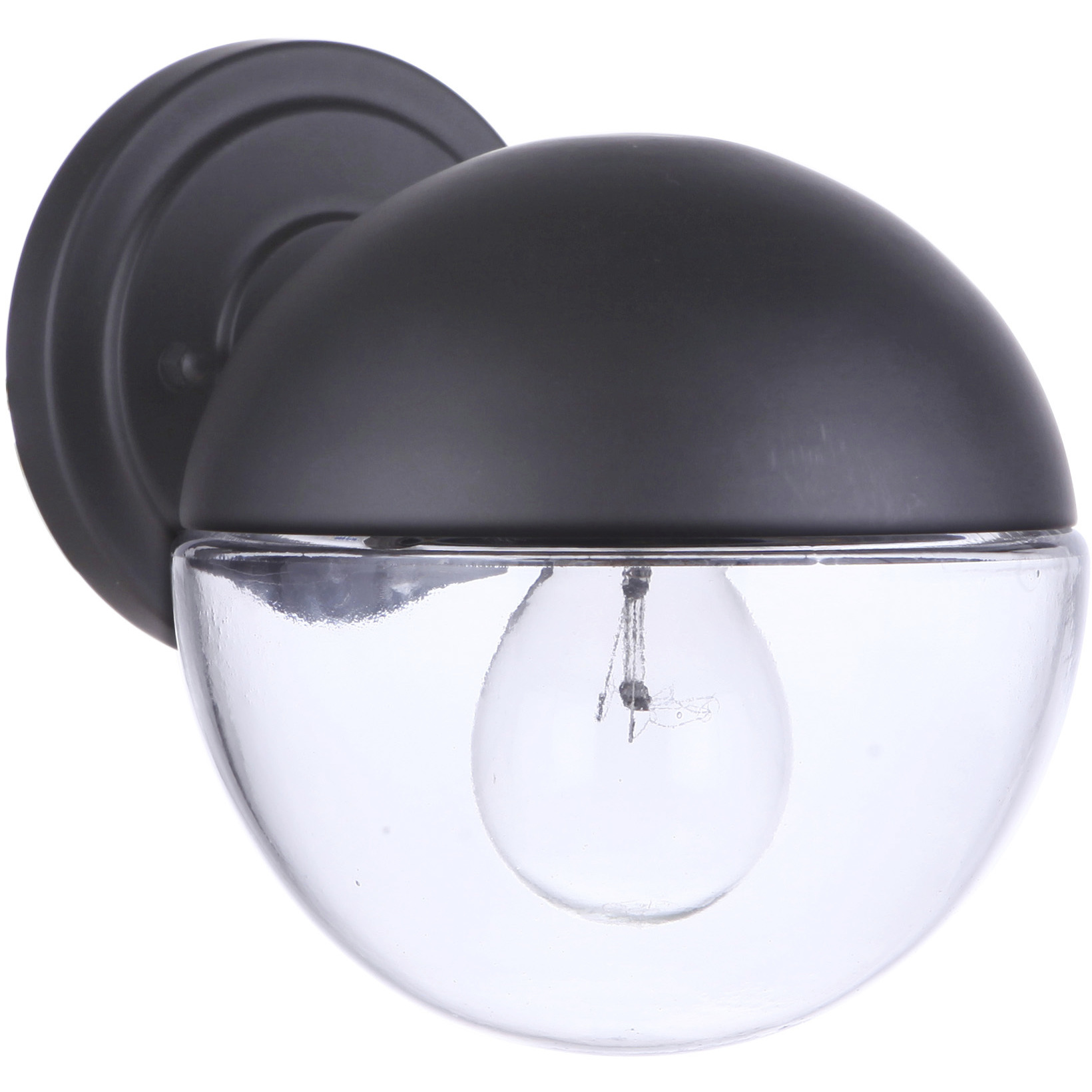Evie 1 Light 7 inch Midnight Outdoor Wall Mount, Small