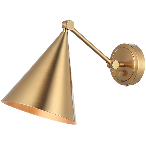 Pearson 1 Light 7.88 inch Aged Gold Brass Wall Sconce Wall Light