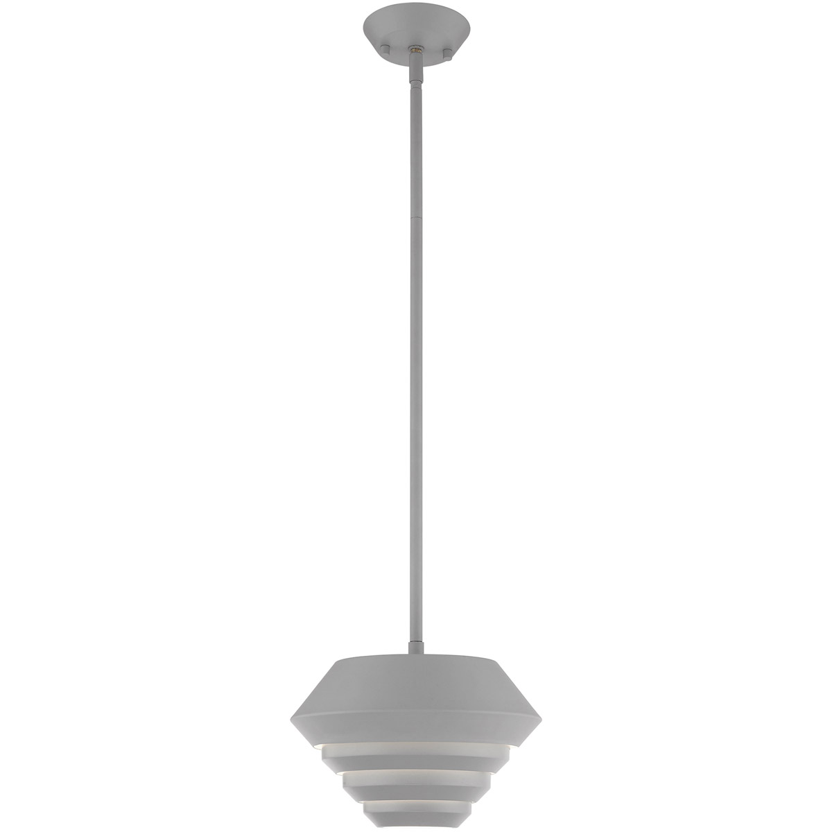 Amsterdam 1 Light 10 inch Nordic Gray Mini Pendant Ceiling Light