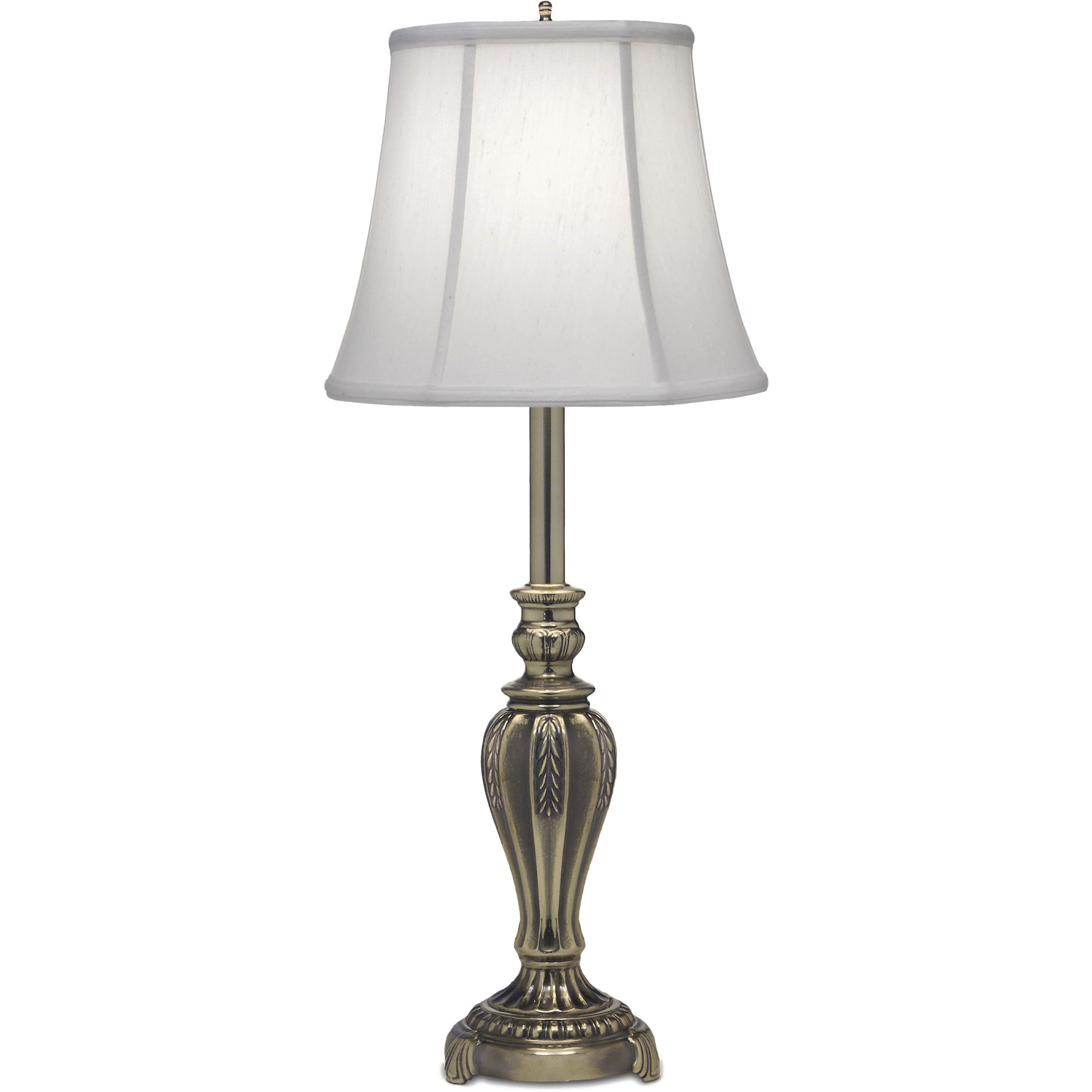 Ellie 30 inch 150 watt Burnished Brass Buffet Lamp Portable Light