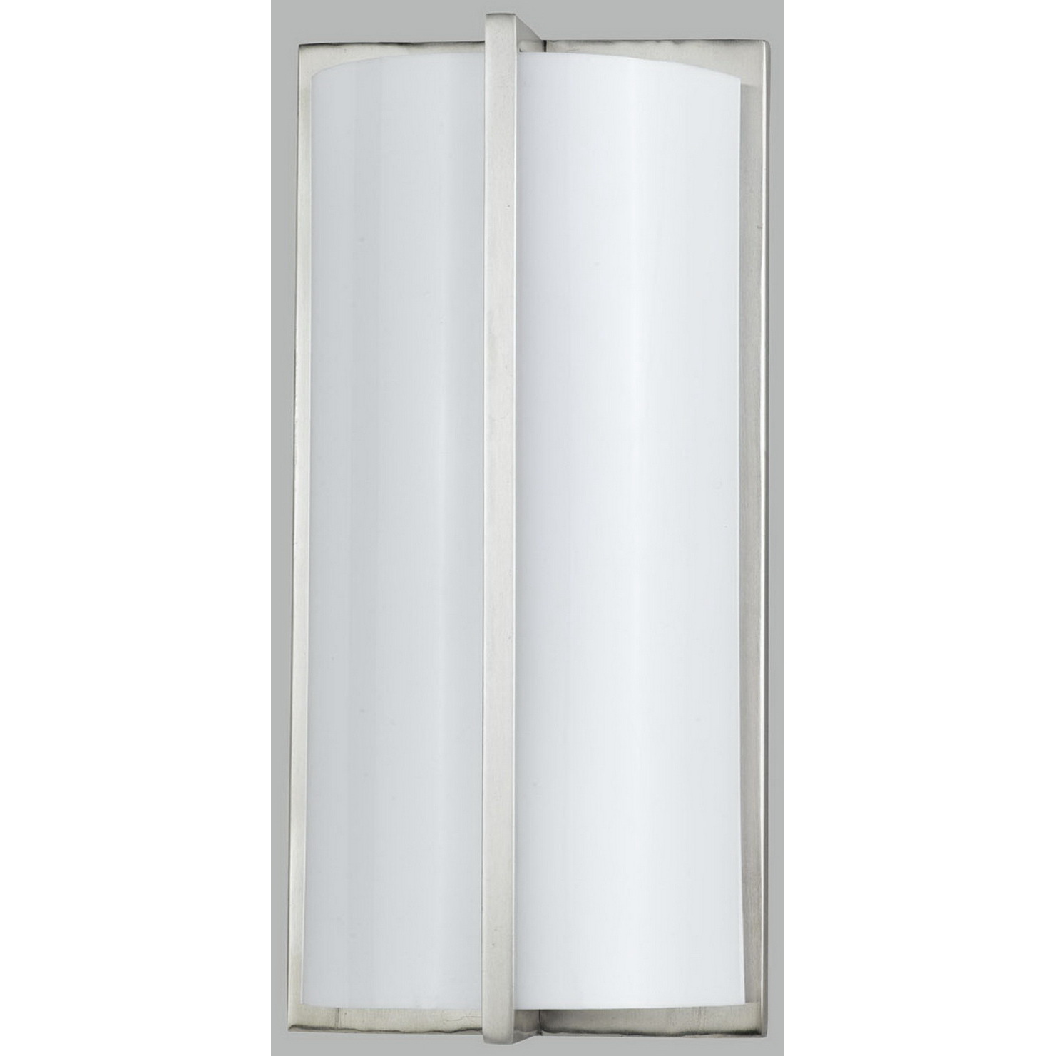 Signature 1 Light 12 inch Brushed Steel Wall Lamp Wall Light