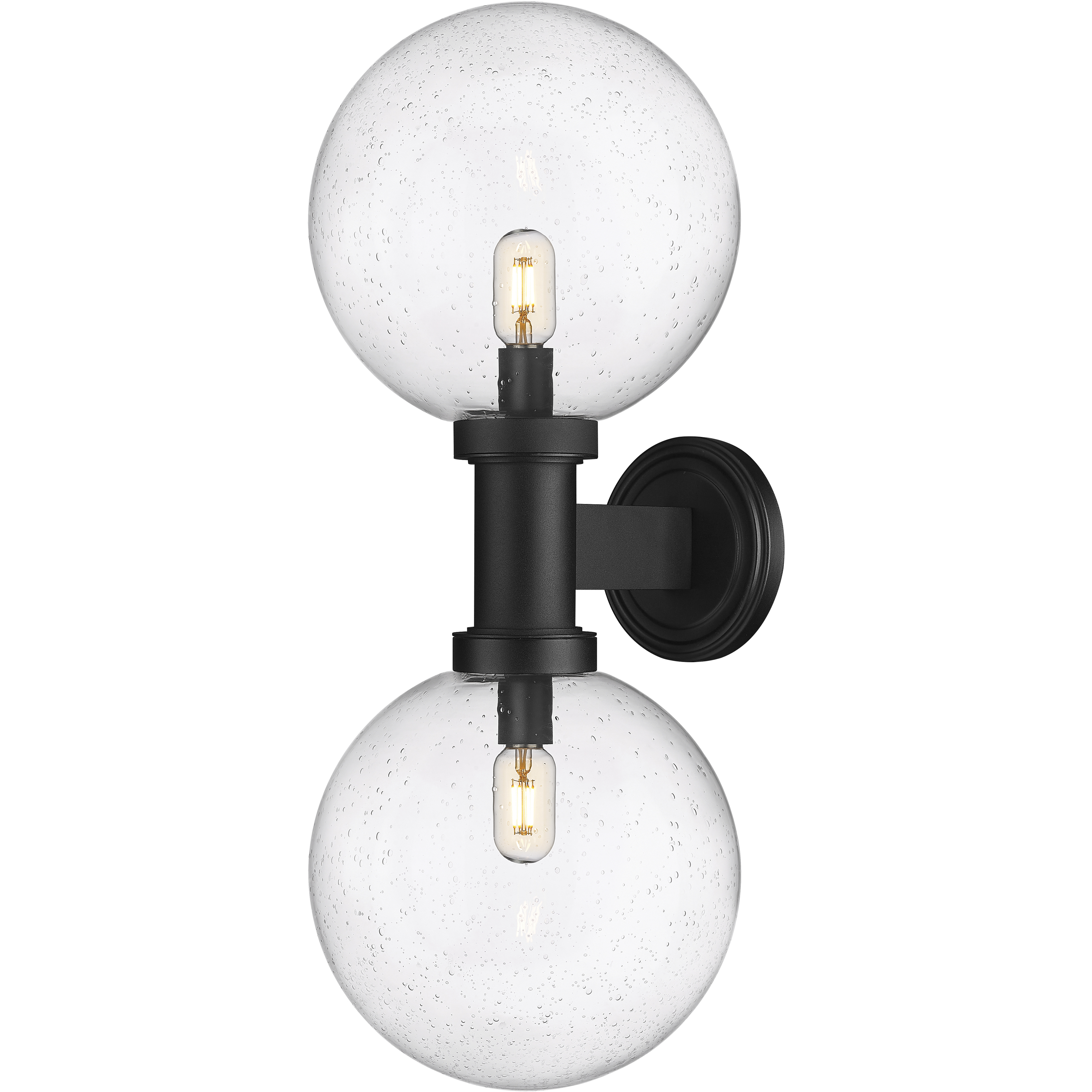 Laurent 2 Light 30 inch Black Outdoor Wall Light