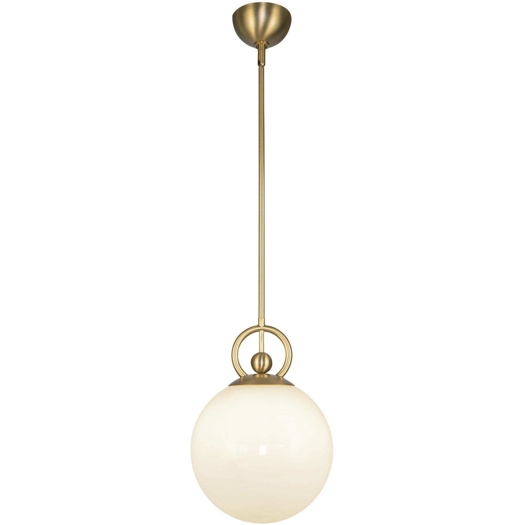Alora Mood Fiore 1 Light 9.88 inch Brushed Gold Pendant Ceiling Light
