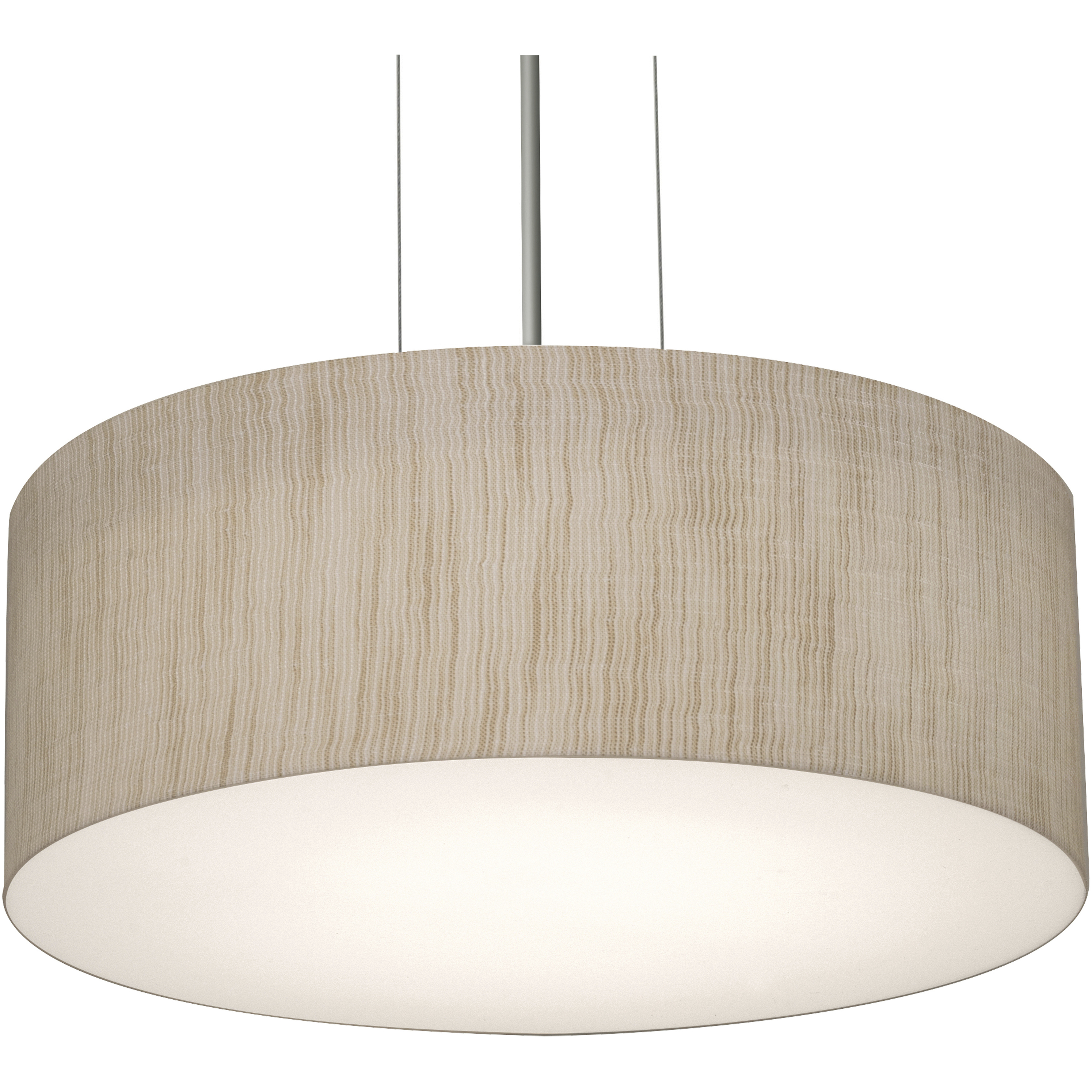 Anton 2 Light 12.25 inch Satin Nickel Pendant Ceiling Light in Jute