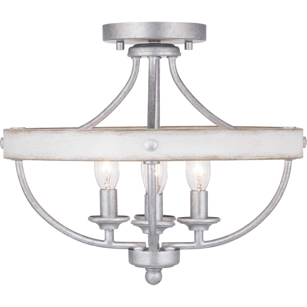 TrulyCoastal 30620-GFI Camps Bay 4 Light 15 inch Galvanized Semi-Flush Mount Convertible Ceiling Light TrulyCoastal 30620-GFI Camps Bay 4 Light 15 inch Galvanized Semi-Flush Mount Convertible Ceiling Light