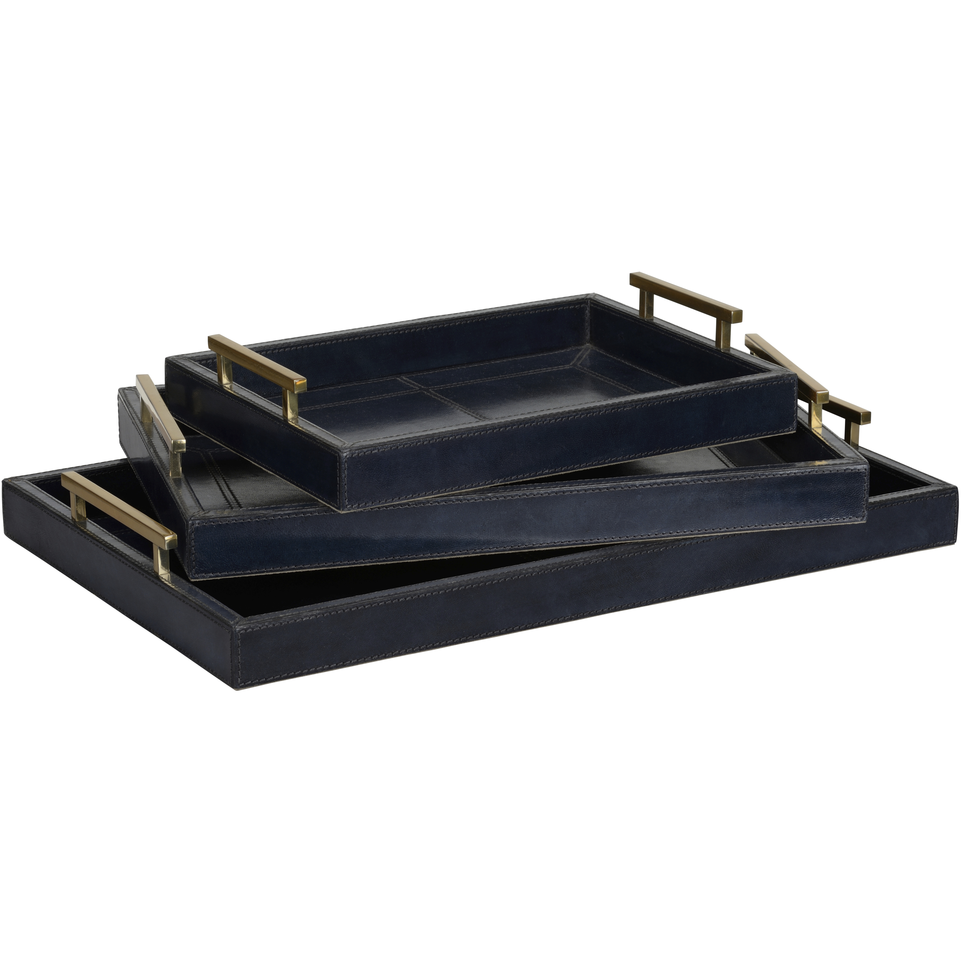 Assured Blue Trays, Set of 3