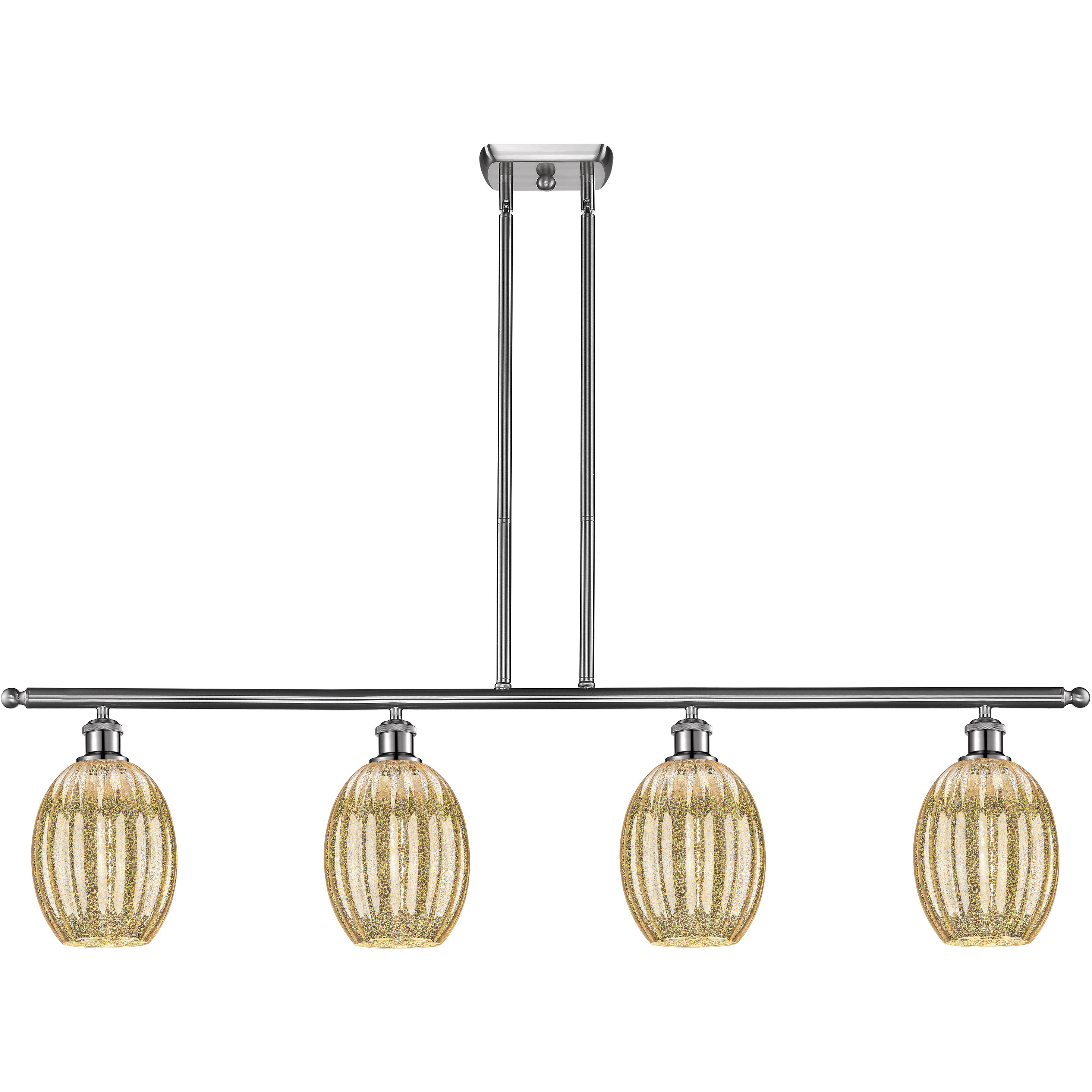Ballston Preston Island Light Ceiling Light in Brushed Satin Nickel, Mercury