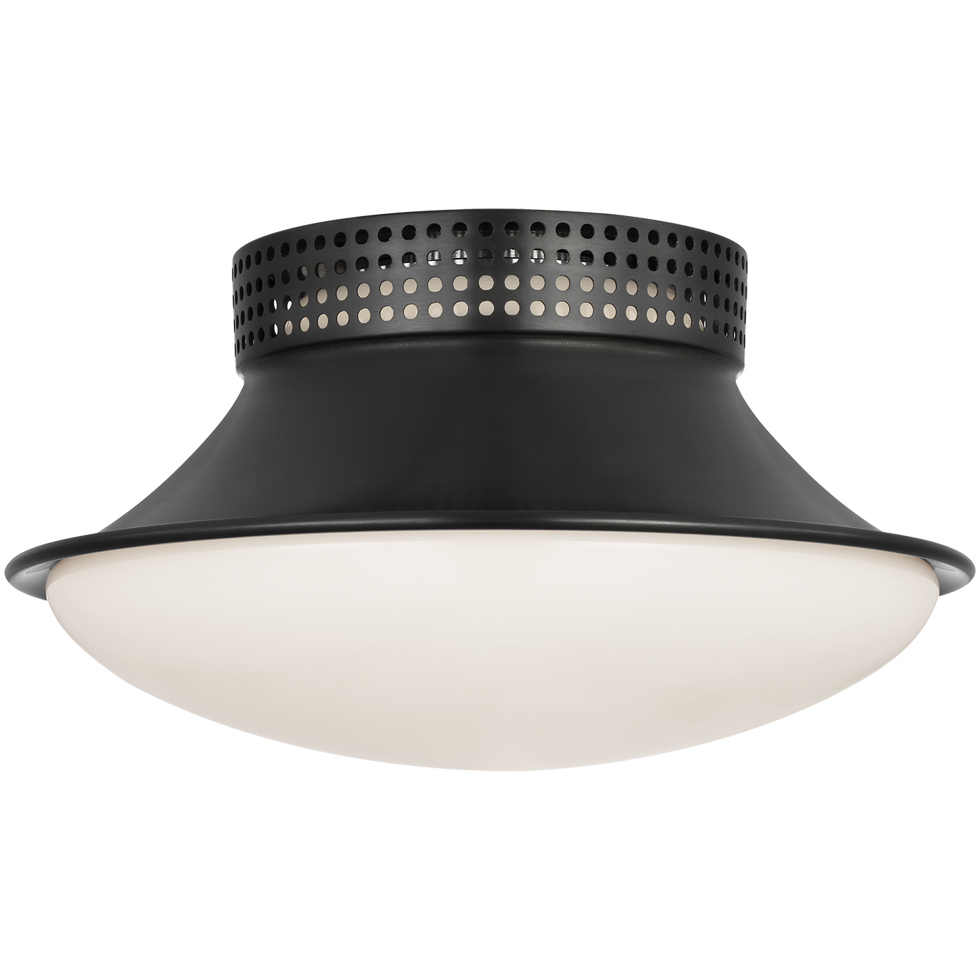Kelly Wearstler Precision LED 8.5 inch Bronze Downlight Flush Mount Ceiling Light