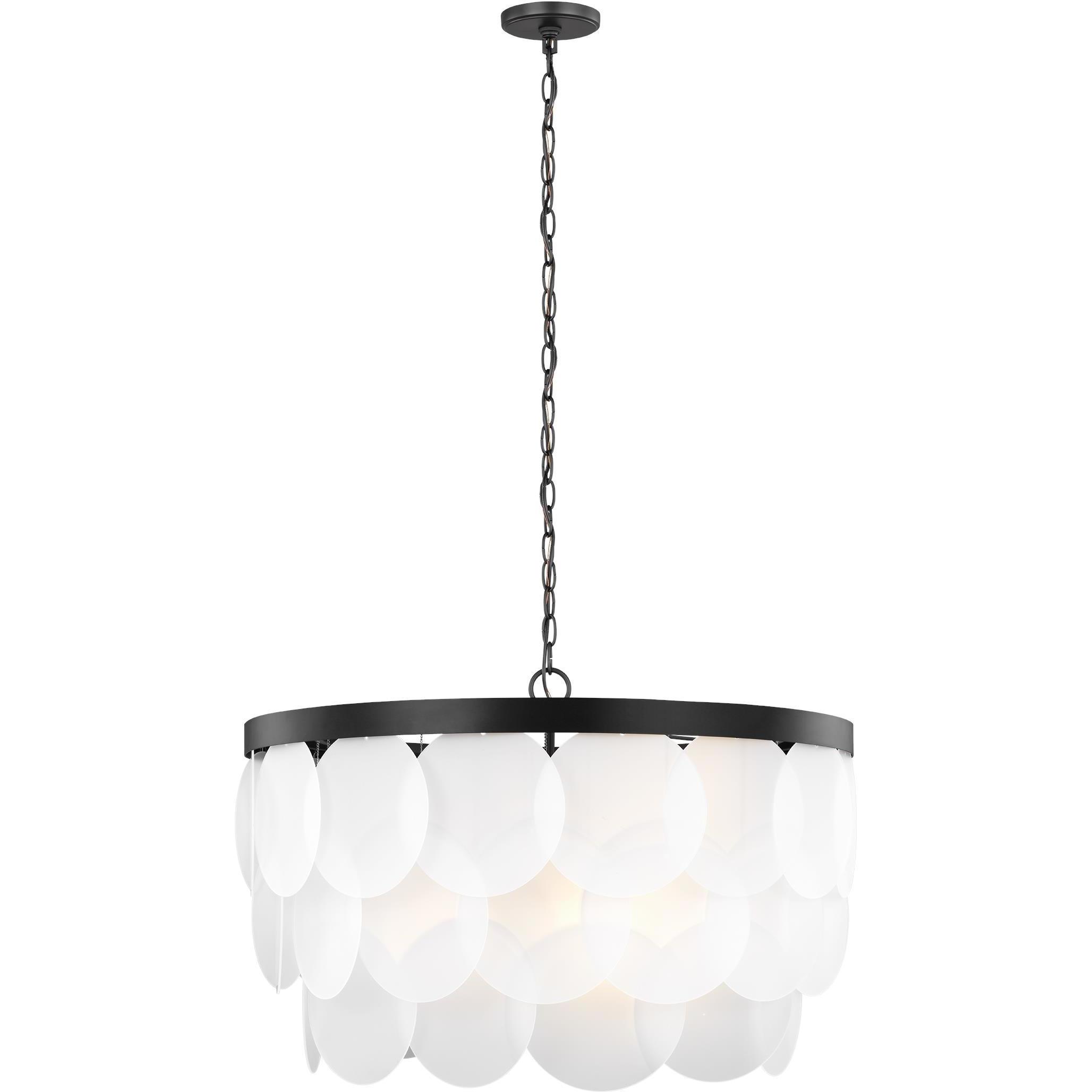 Sean Lavin Mellita 8 Light 30 inch Midnight Black Pendant Ceiling Light
