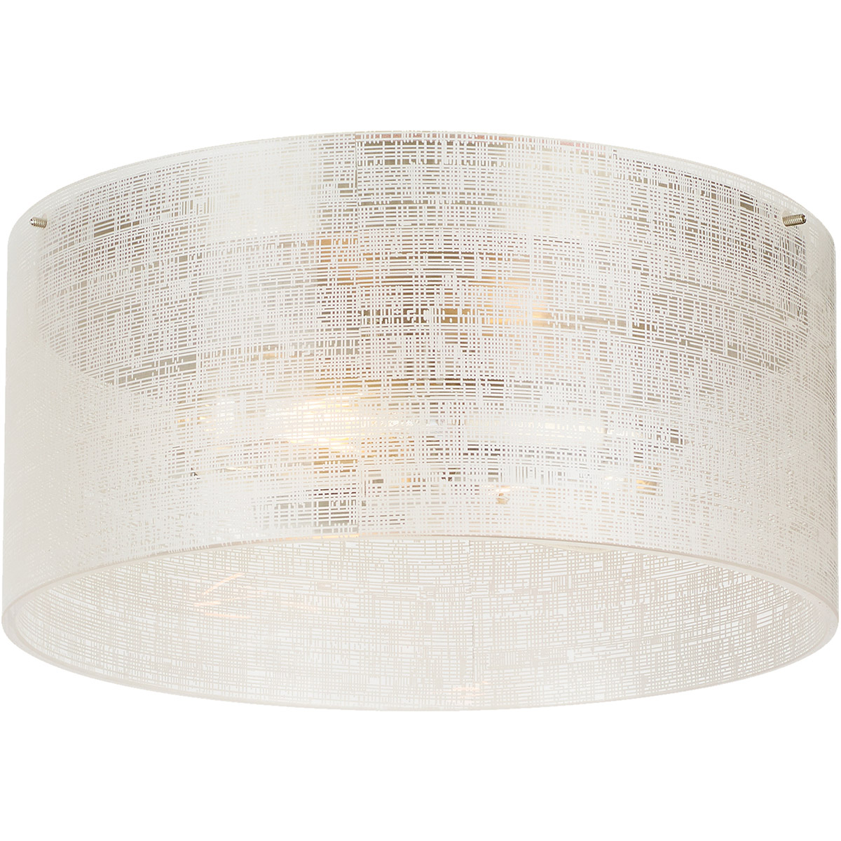 Vetra 2 Light 13 inch Satin Nickel Flush Mount Ceiling Light in Incandescent