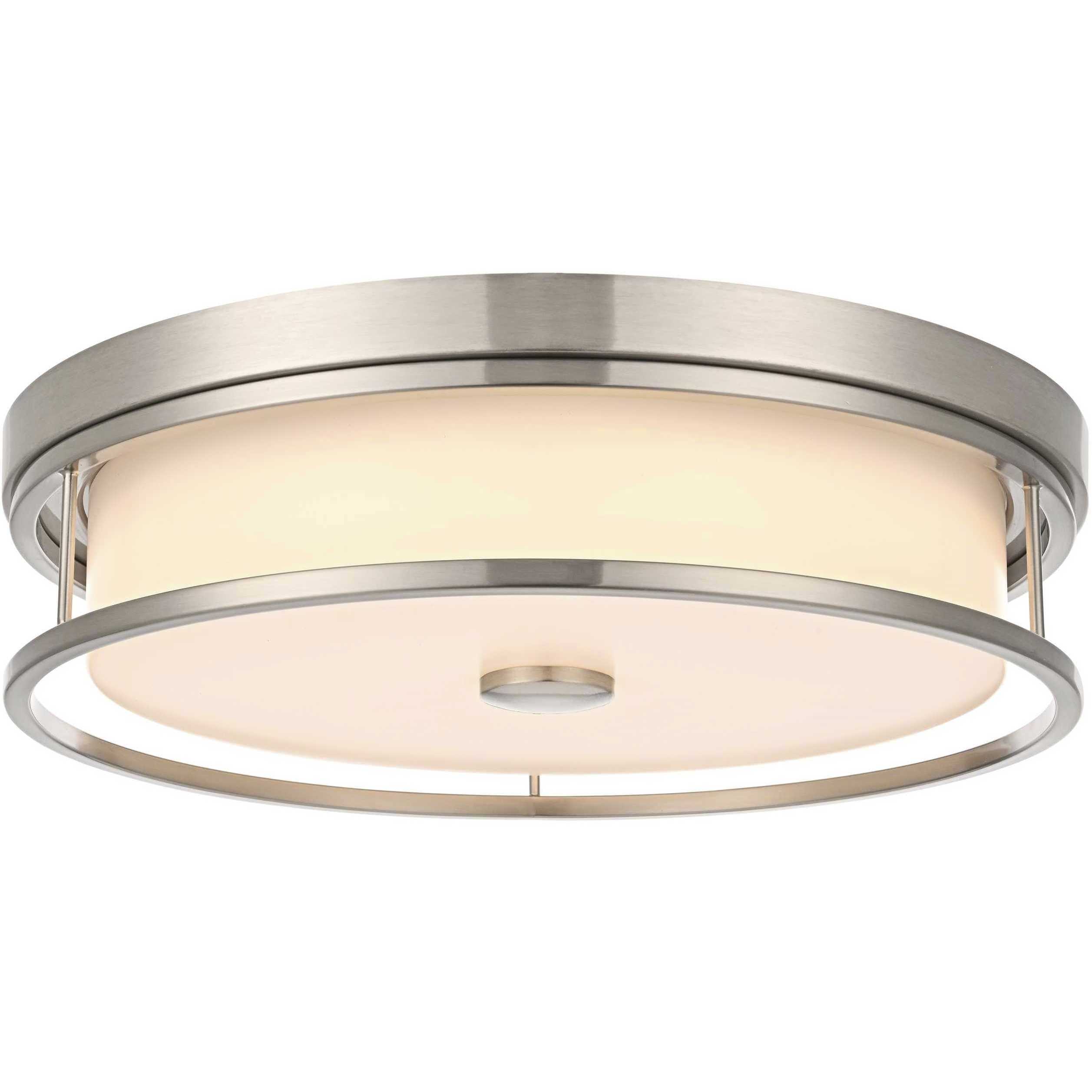 Kolson 16 inch Polished Nickel Flush Mount Ceiling Light
