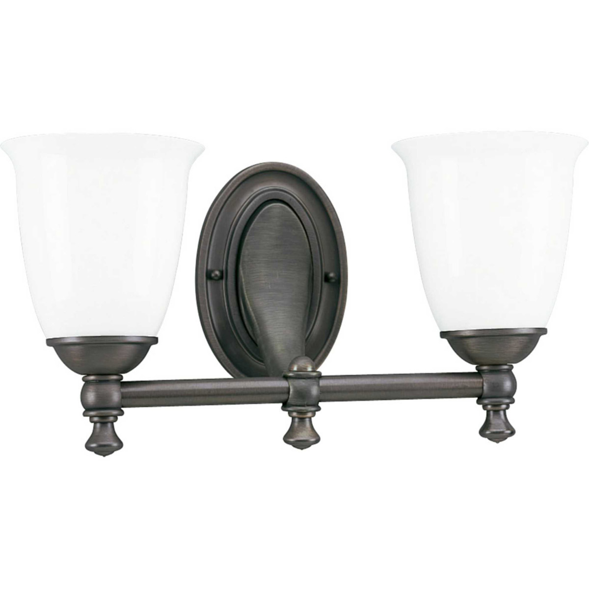 Juno 2 Light 17 inch Venetian Bronze Bath Vanity Wall Light, Delta